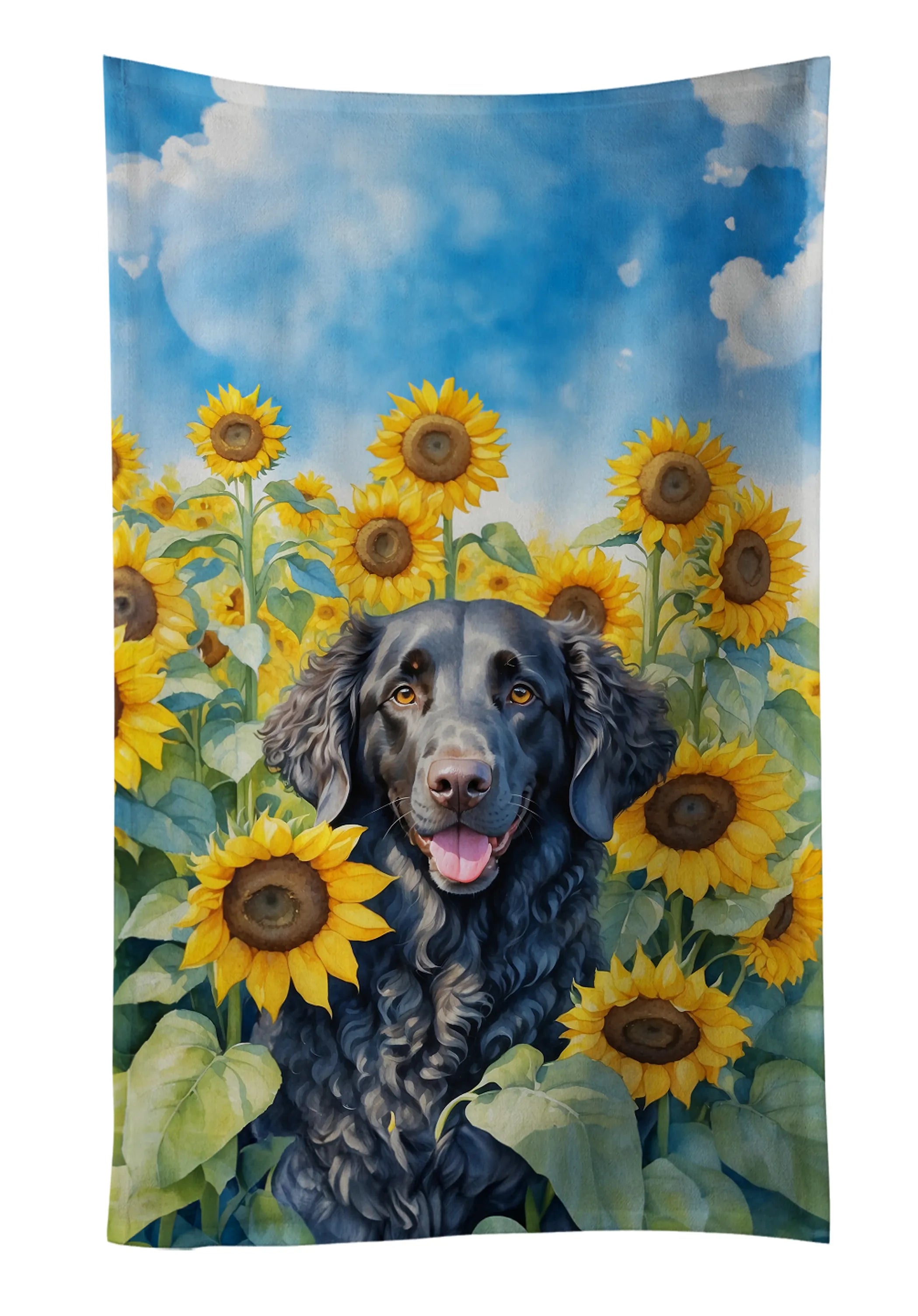 In Sunflowers Kitchen Towel - Size: 25HX15W | Pack Of: 1 | Collection name: In sunflowers