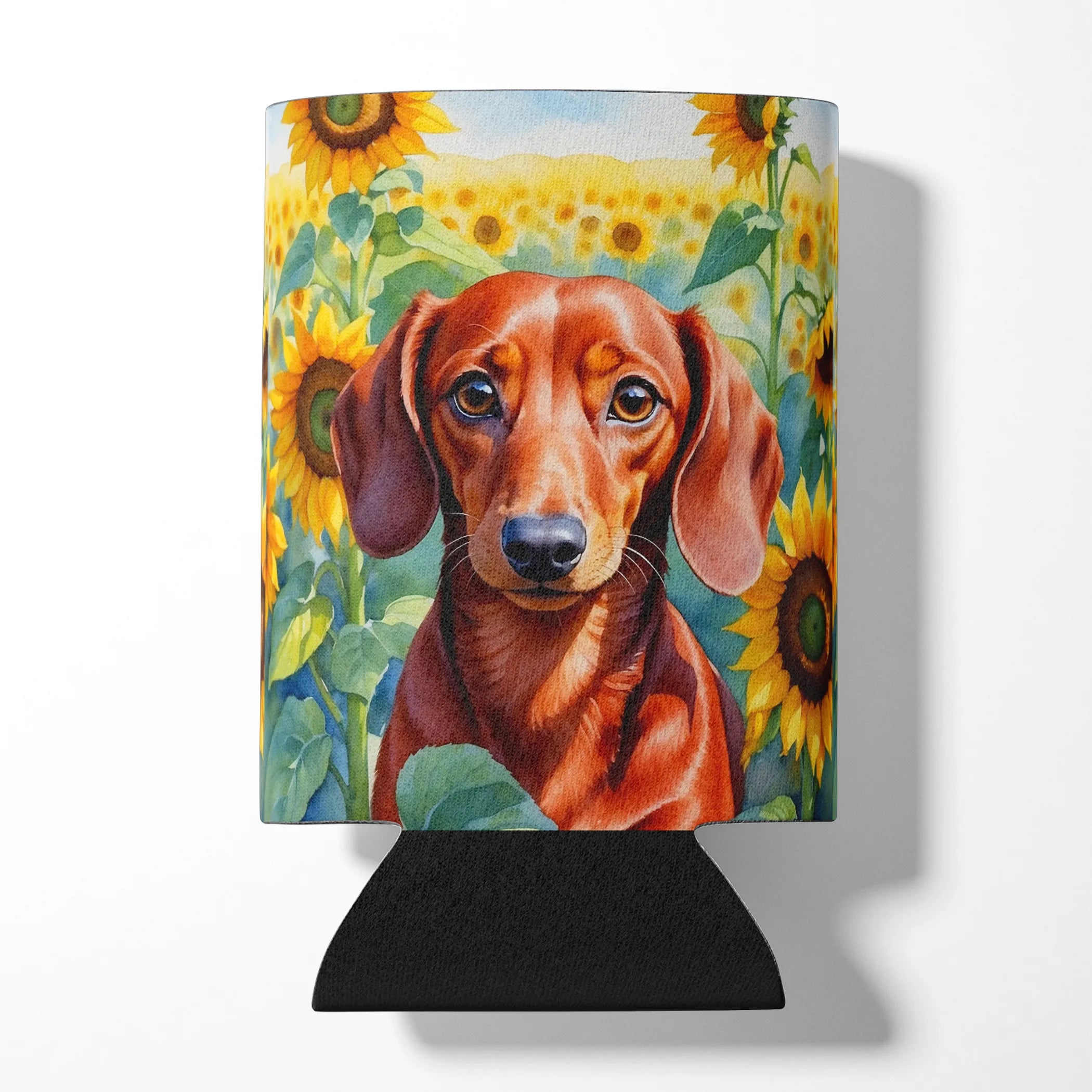 In Sunflowers Can or Bottle Hugger - Size: CAN HUGGER | Pack Of: 1 | Collection name: In sunflowers