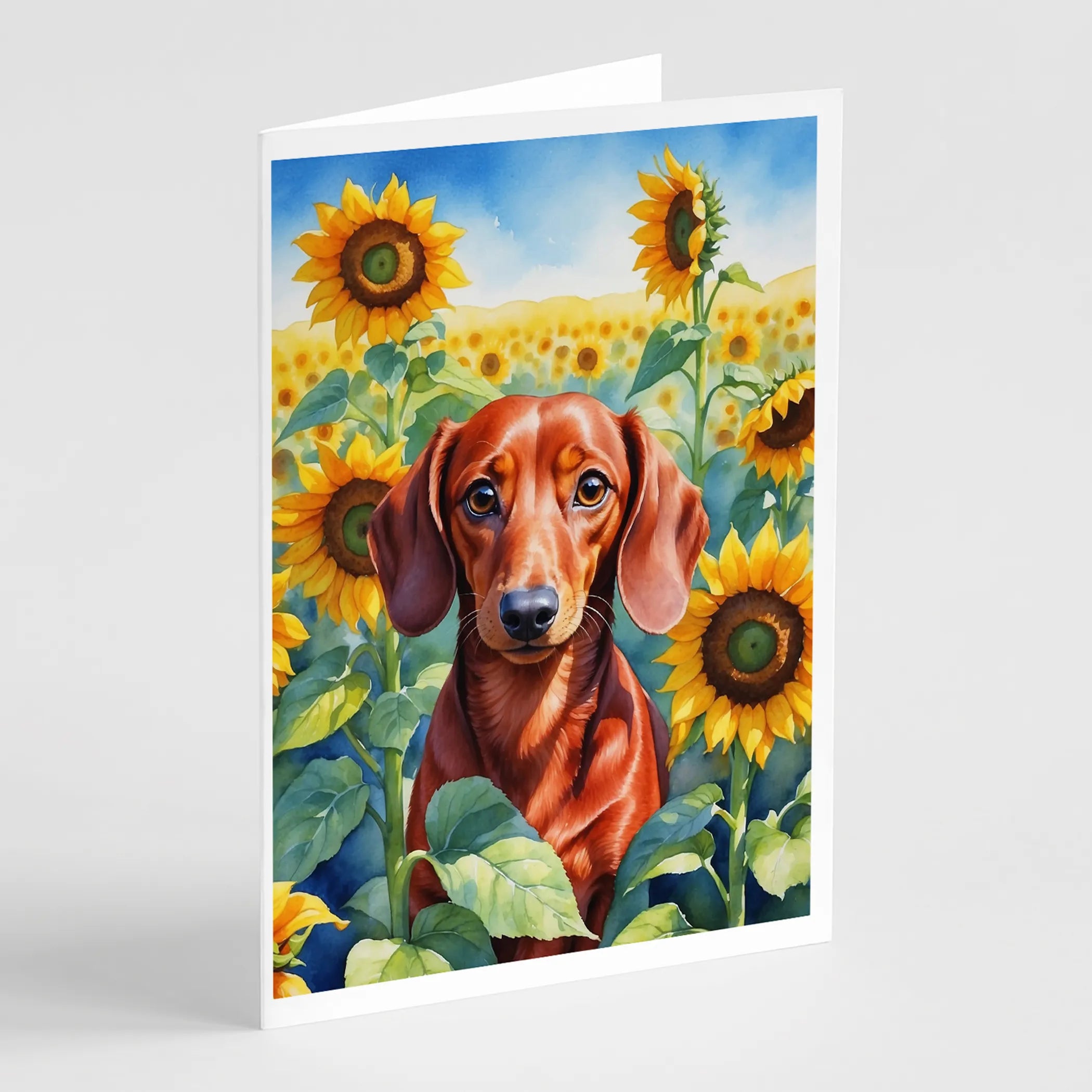 In Sunflowers Greeting Cards  - Size: 5X7 | Pack Of: 1 | Collection name: In sunflowers