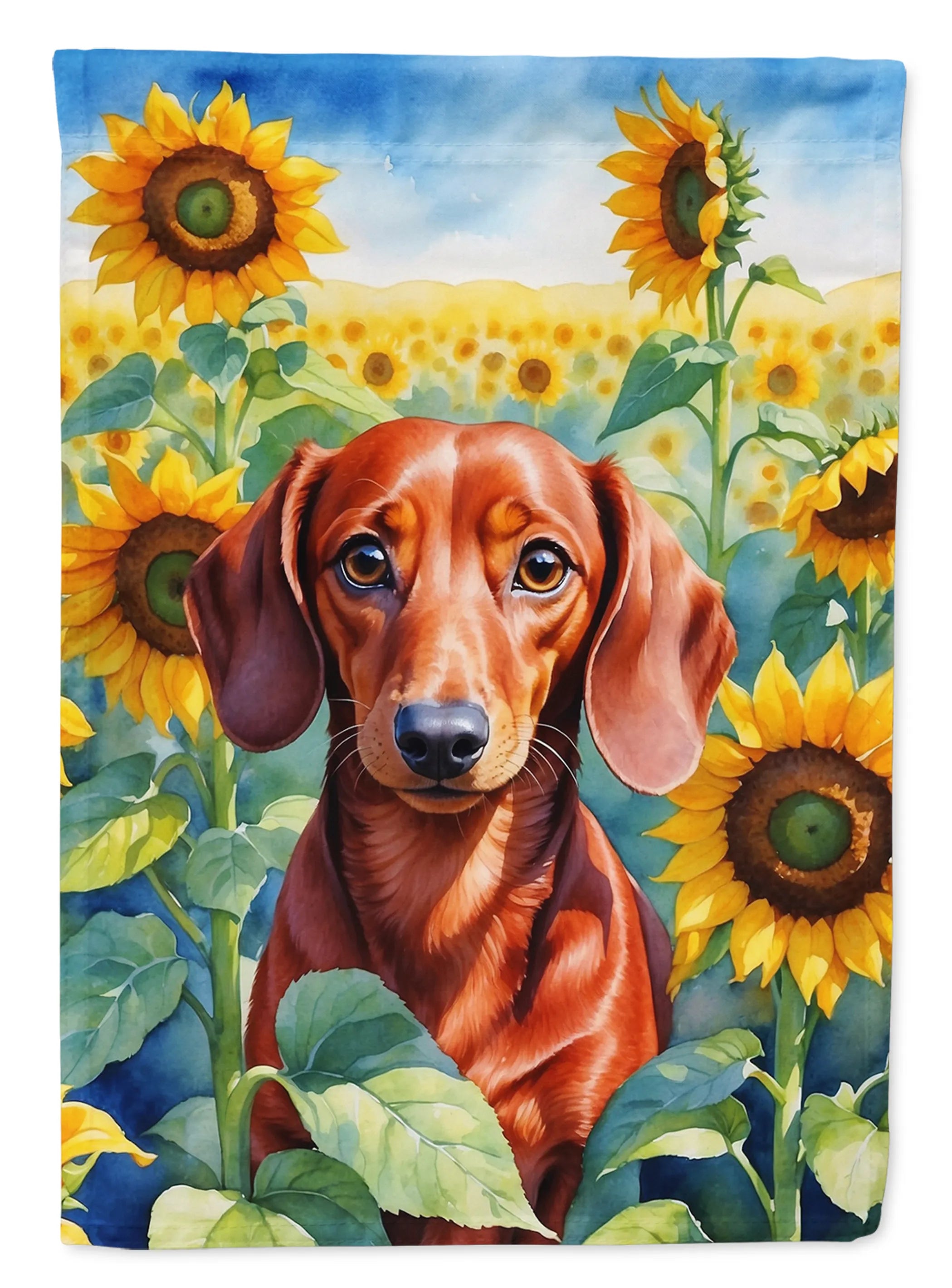In Sunflowers Decorative Flag - Size: GARDEN SIZE | Pack Of: 1 | Collection name: In sunflowers