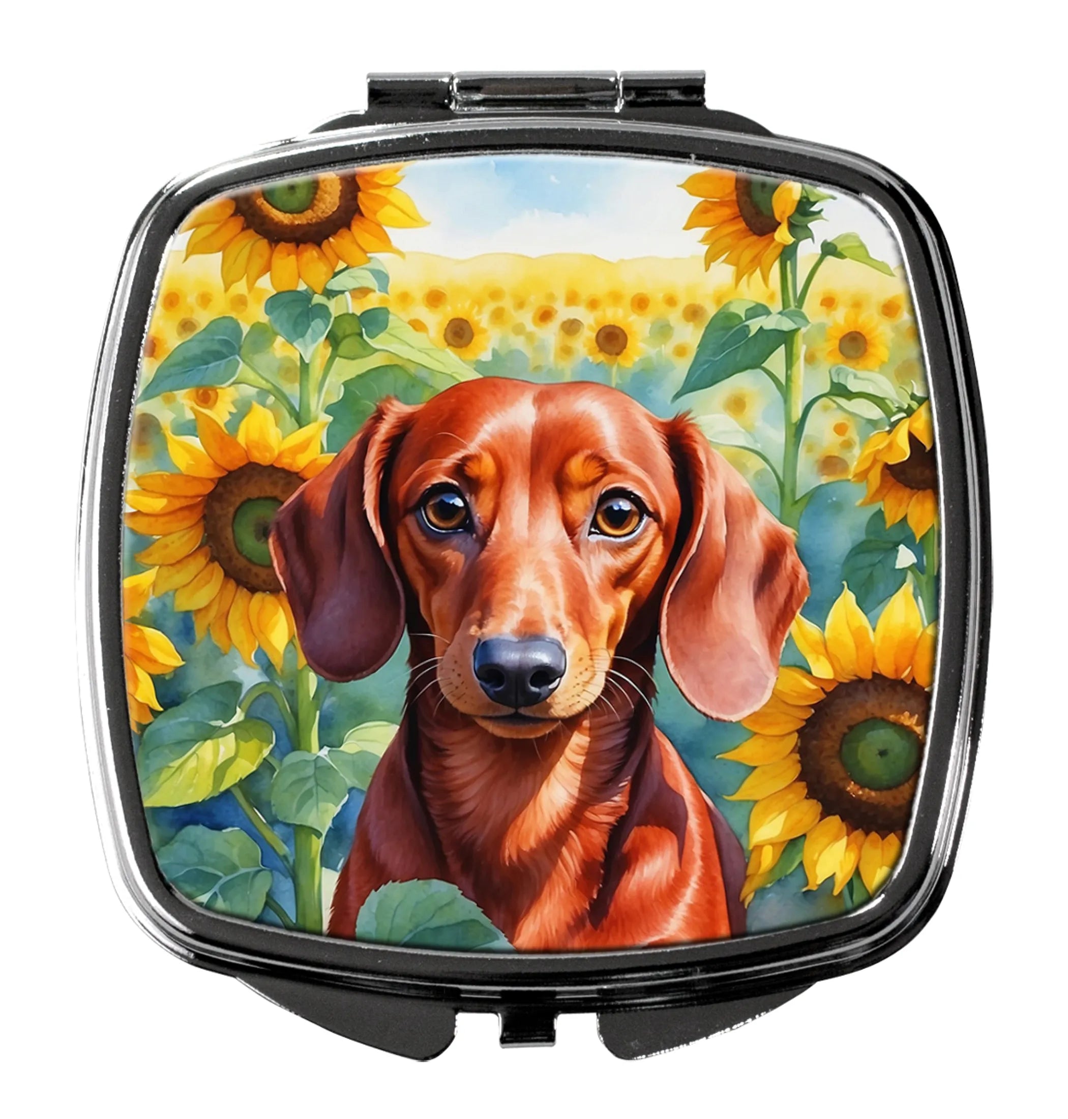 In Sunflowers Compact Mirror - Pack Of: 1 | Collection name: In sunflowers