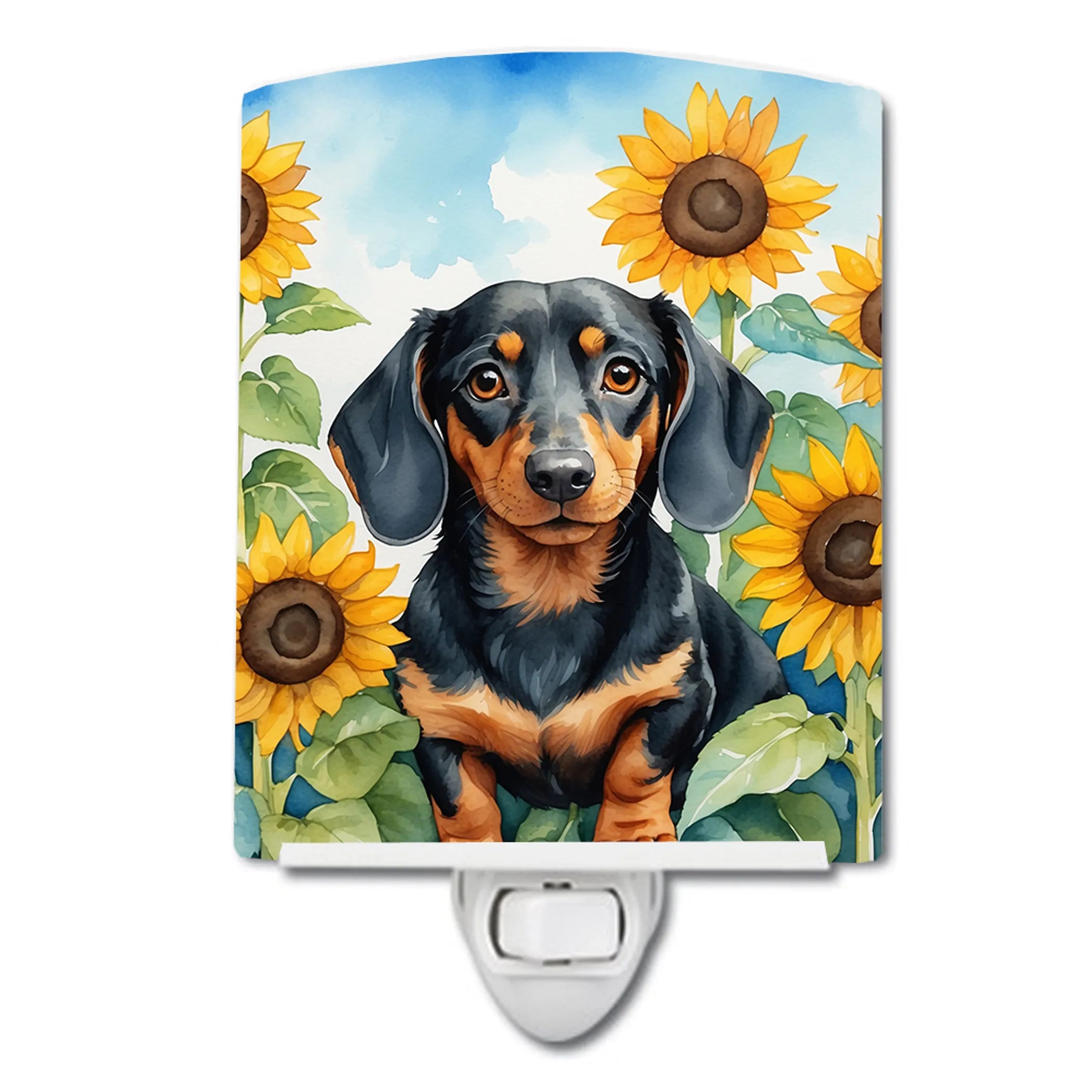 In Sunflowers Ceramic Night Light - Pack Of: 1 | Collection name: In sunflowers