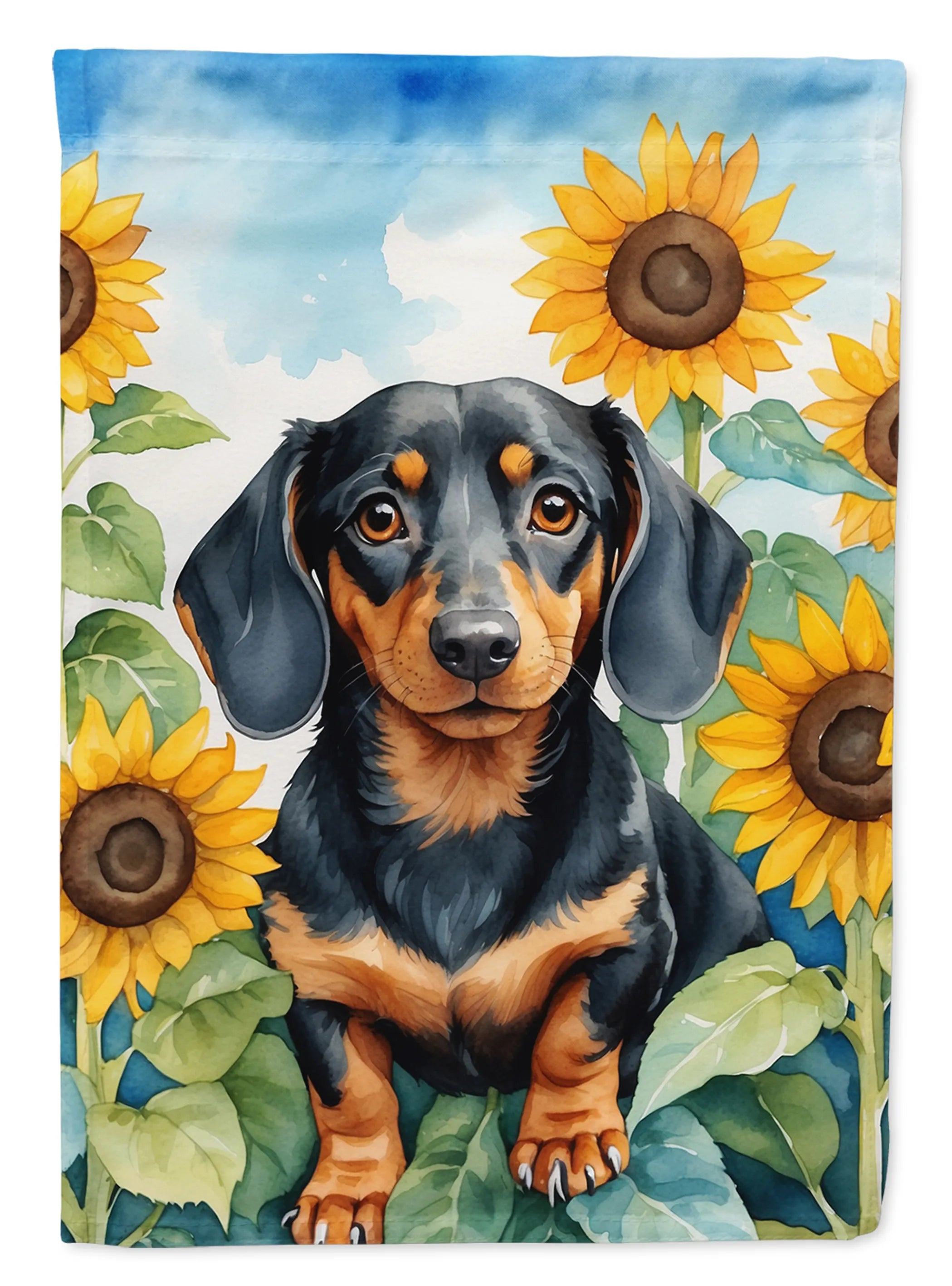 In Sunflowers Decorative Flag - Size: GARDEN SIZE | Pack Of: 1 | Collection name: In sunflowers