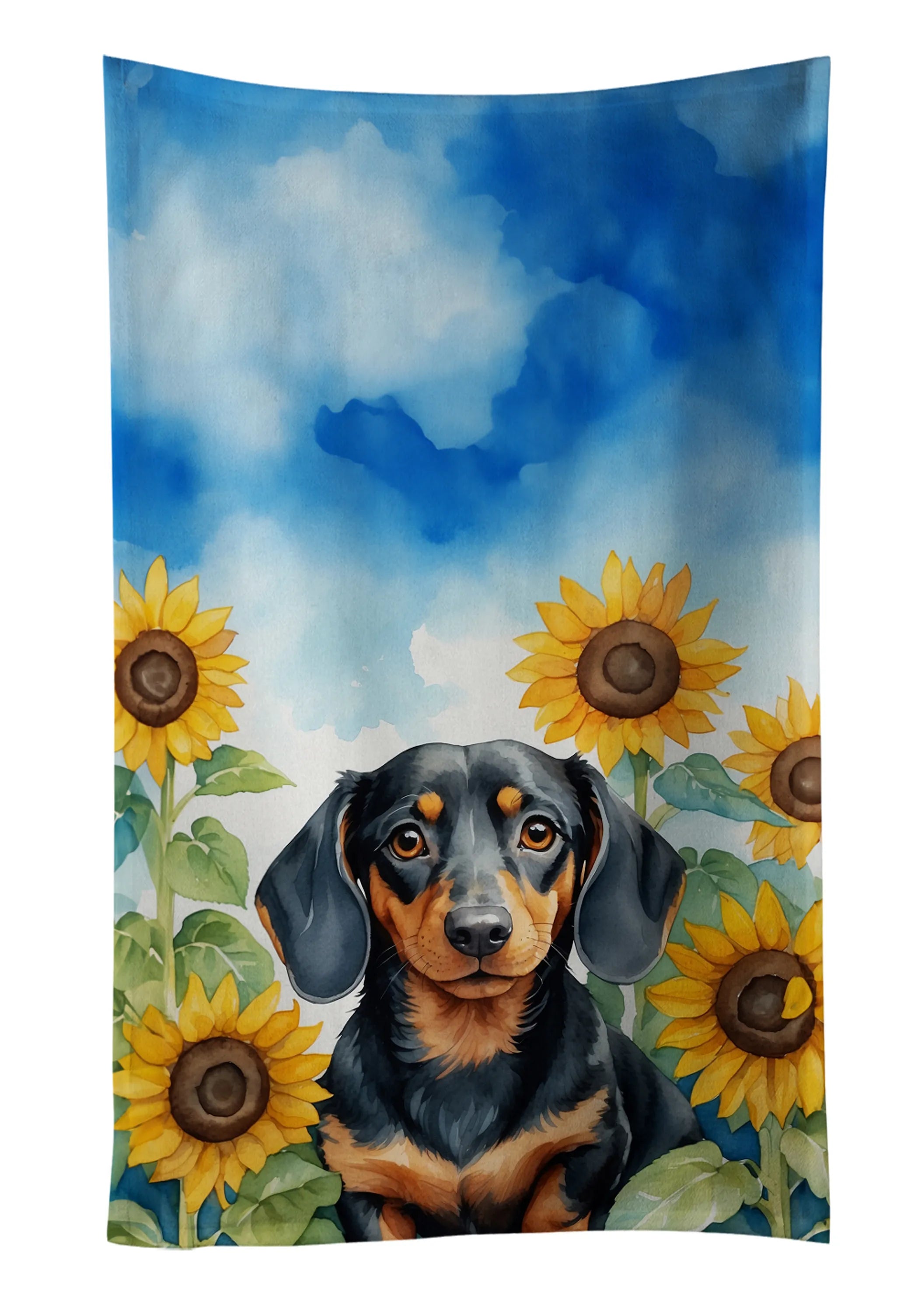 In Sunflowers Kitchen Towel - Size: 25HX15W | Pack Of: 1 | Collection name: In sunflowers