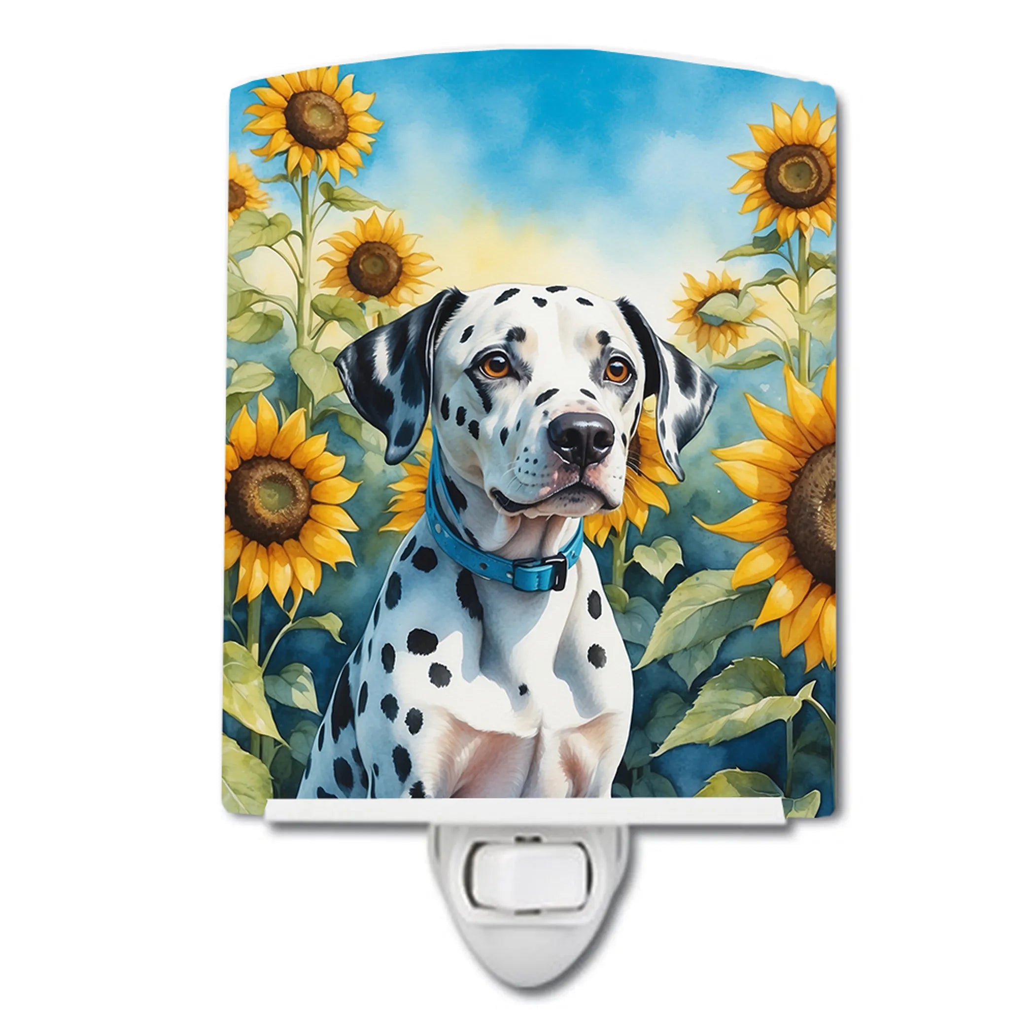 In Sunflowers Ceramic Night Light - Pack Of: 1 | Collection name: In sunflowers