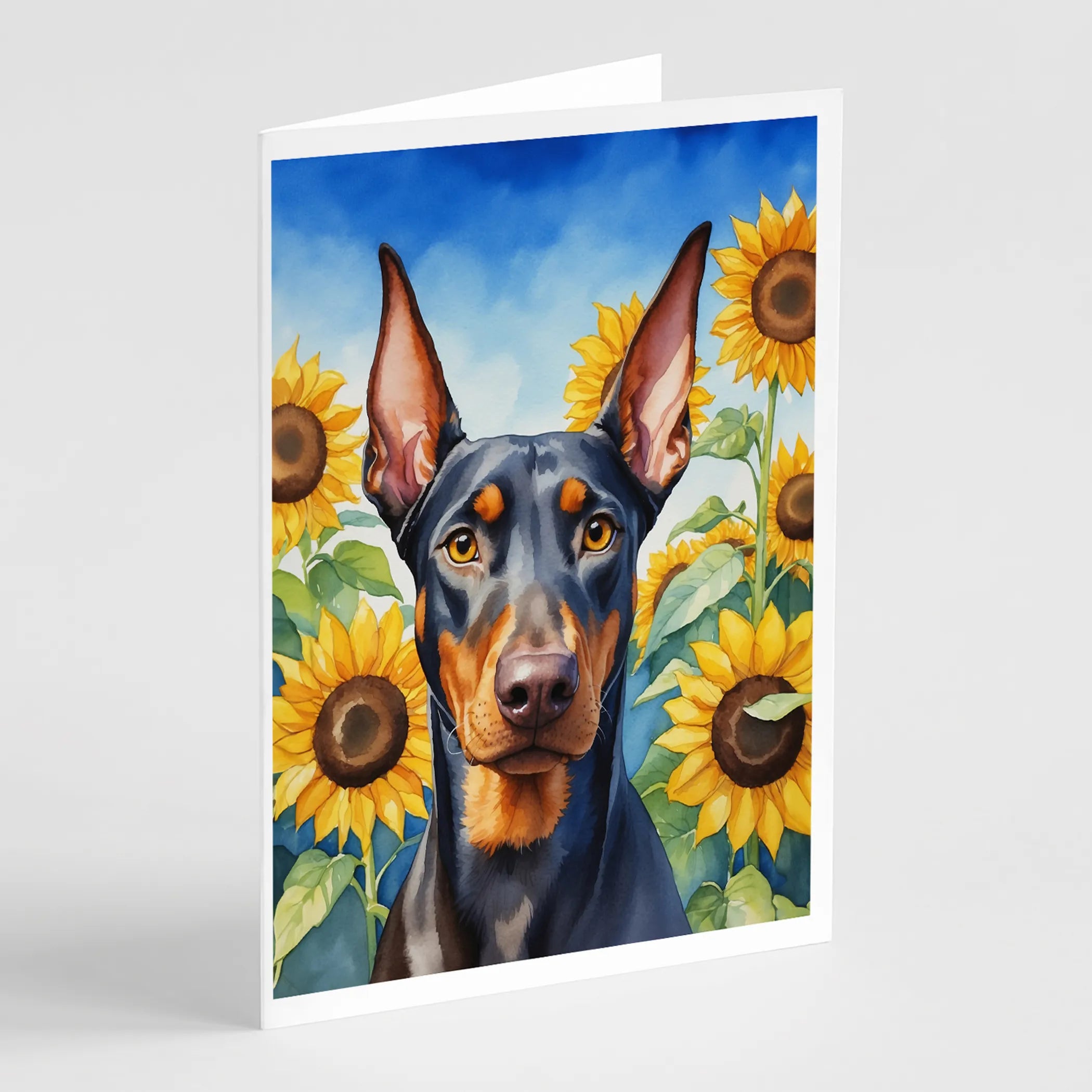 In Sunflowers Greeting Cards  - Size: 5X7 | Pack Of: 1 | Collection name: In sunflowers