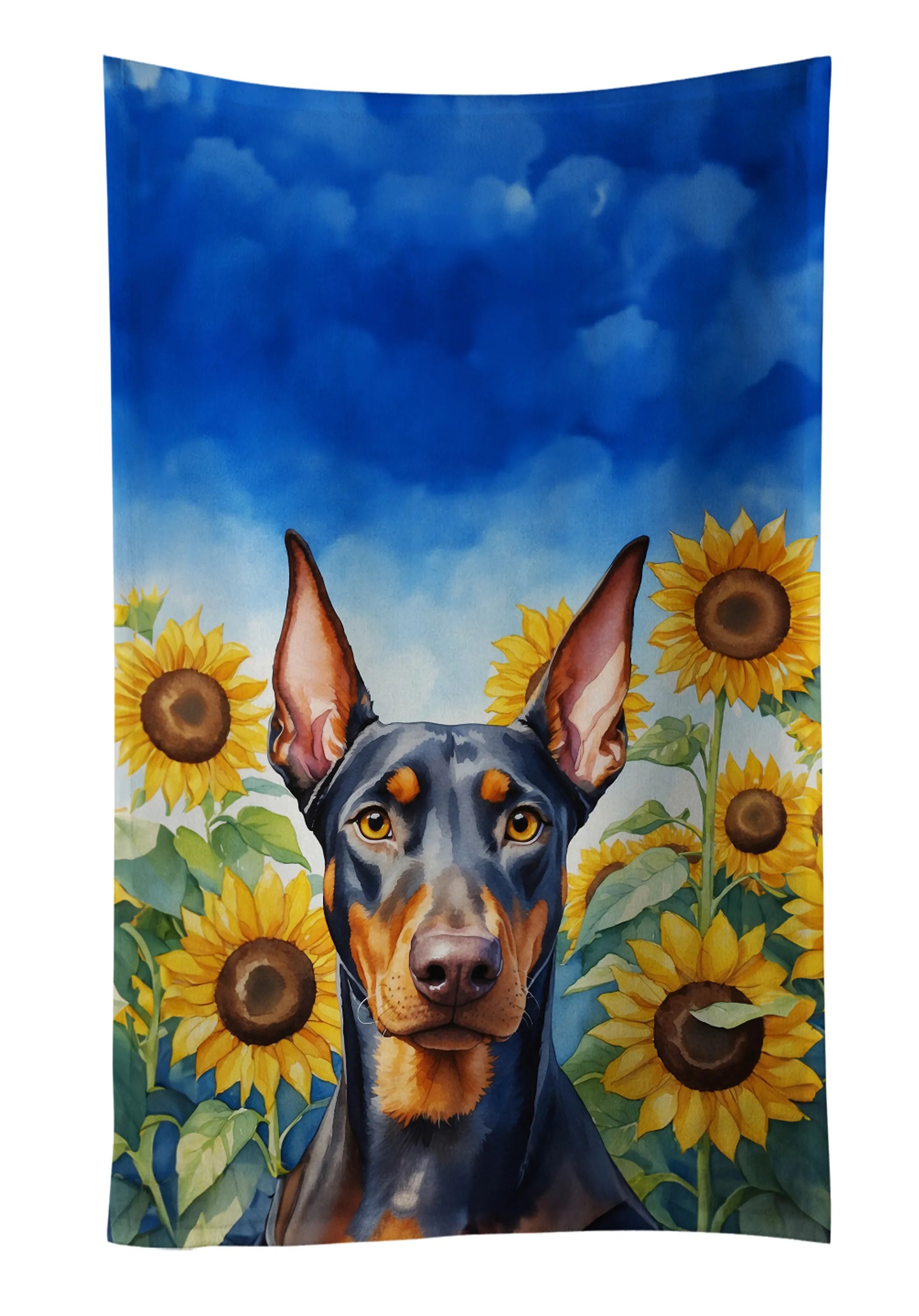 In Sunflowers Kitchen Towel - Size: 25HX15W | Pack Of: 1 | Collection name: In sunflowers
