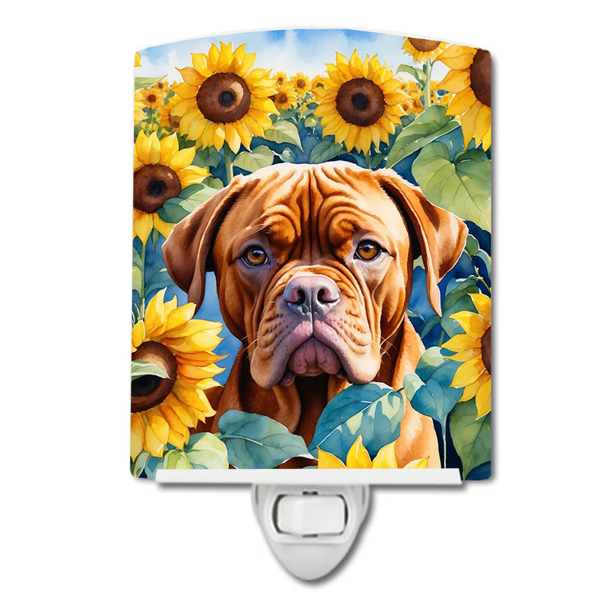 In Sunflowers Ceramic Night Light - Pack Of: 1 | Collection name: In sunflowers