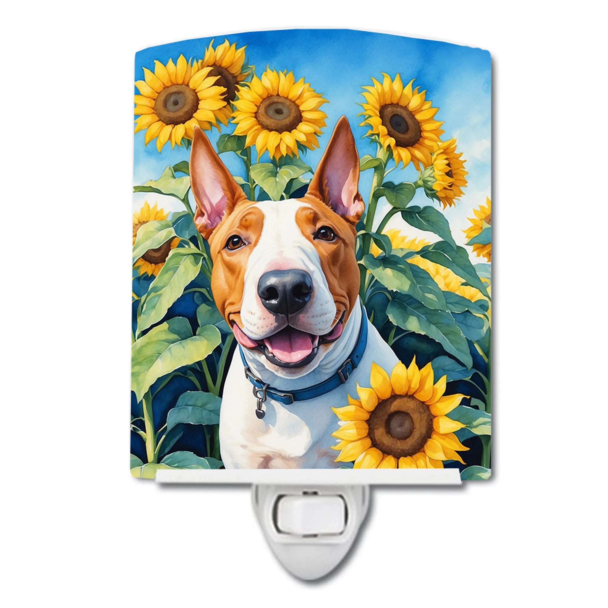 In Sunflowers Ceramic Night Light - Pack Of: 1 | Collection name: In sunflowers