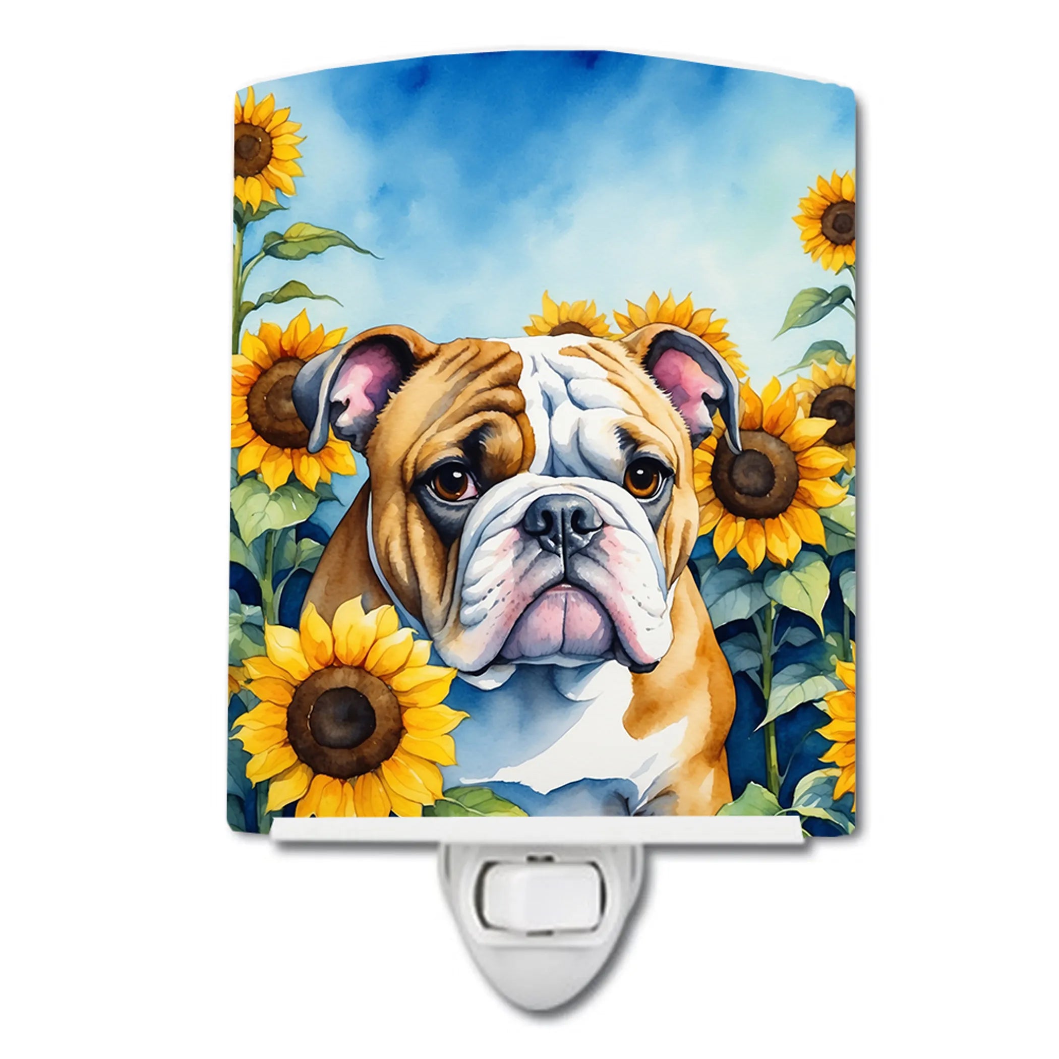 In Sunflowers Ceramic Night Light - Pack Of: 1 | Collection name: In sunflowers