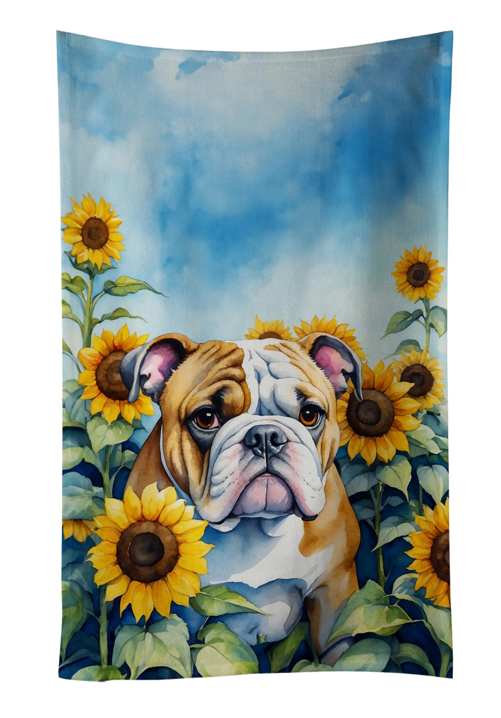 In Sunflowers Kitchen Towel - Size: 25HX15W | Pack Of: 1 | Collection name: In sunflowers