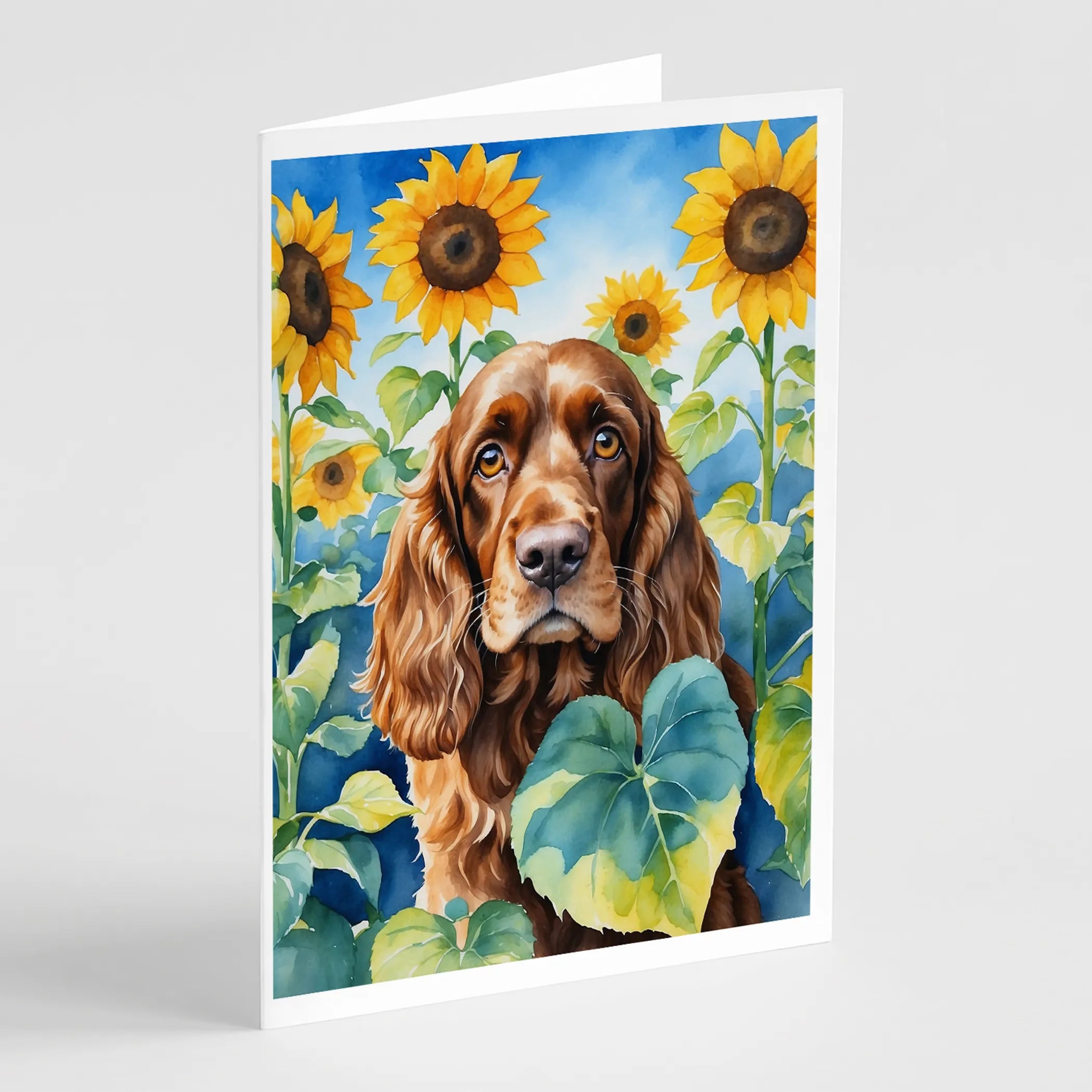 In Sunflowers Greeting Cards  - Size: 5X7 | Pack Of: 1 | Collection name: In sunflowers