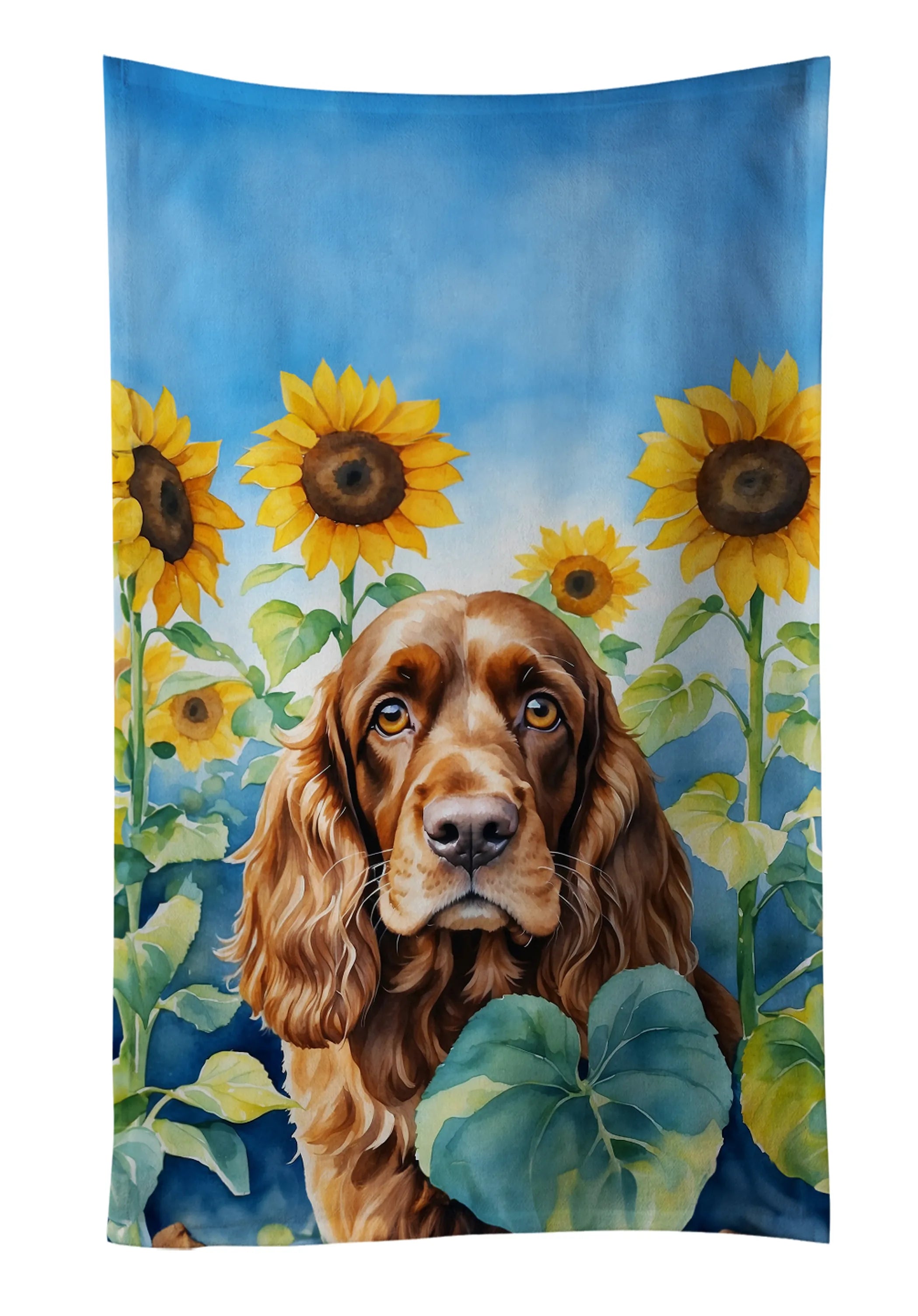 In Sunflowers Kitchen Towel - Size: 25HX15W | Pack Of: 1 | Collection name: In sunflowers