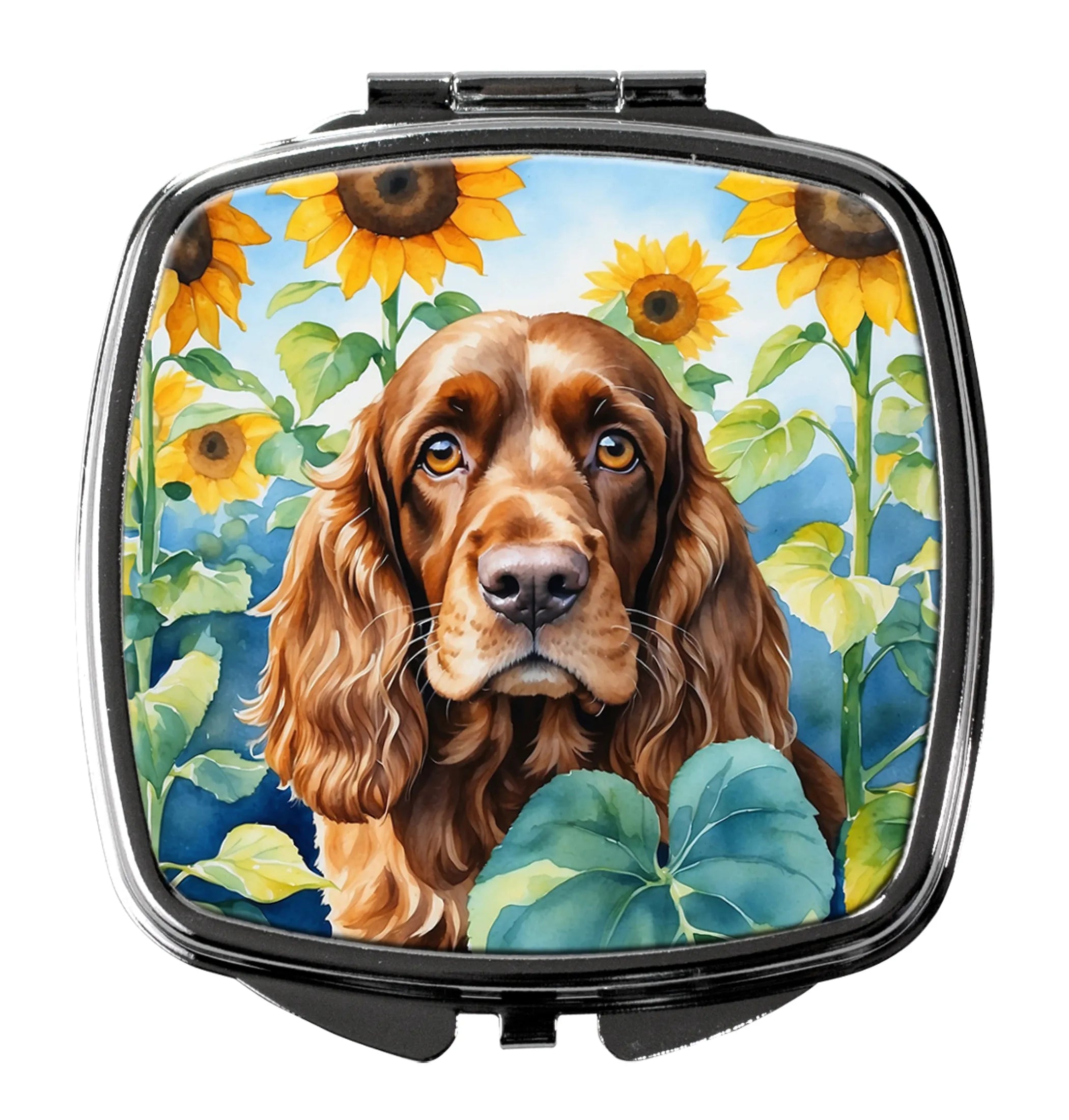 In Sunflowers Compact Mirror - Pack Of: 1 | Collection name: In sunflowers