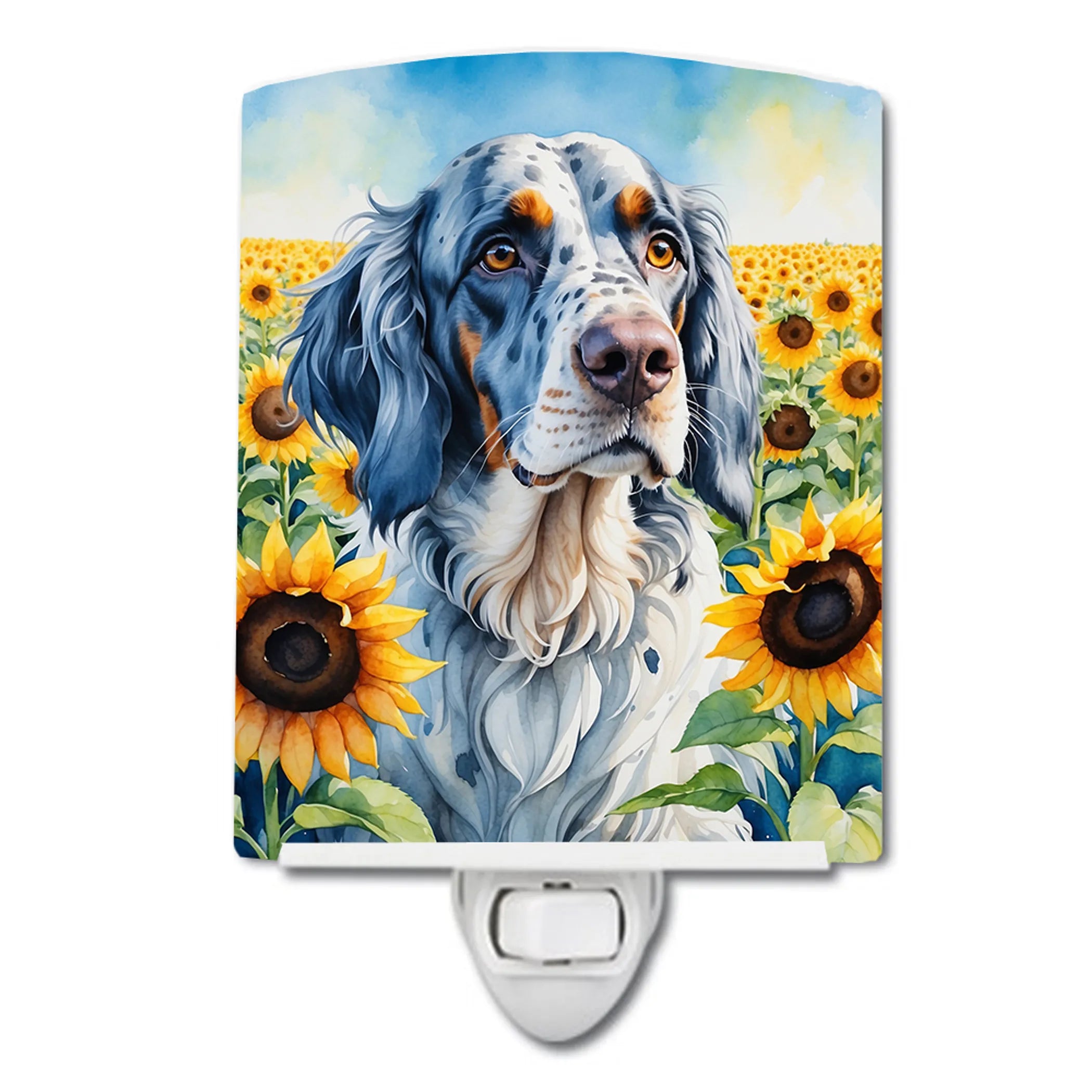 In Sunflowers Ceramic Night Light - Pack Of: 1 | Collection name: In sunflowers