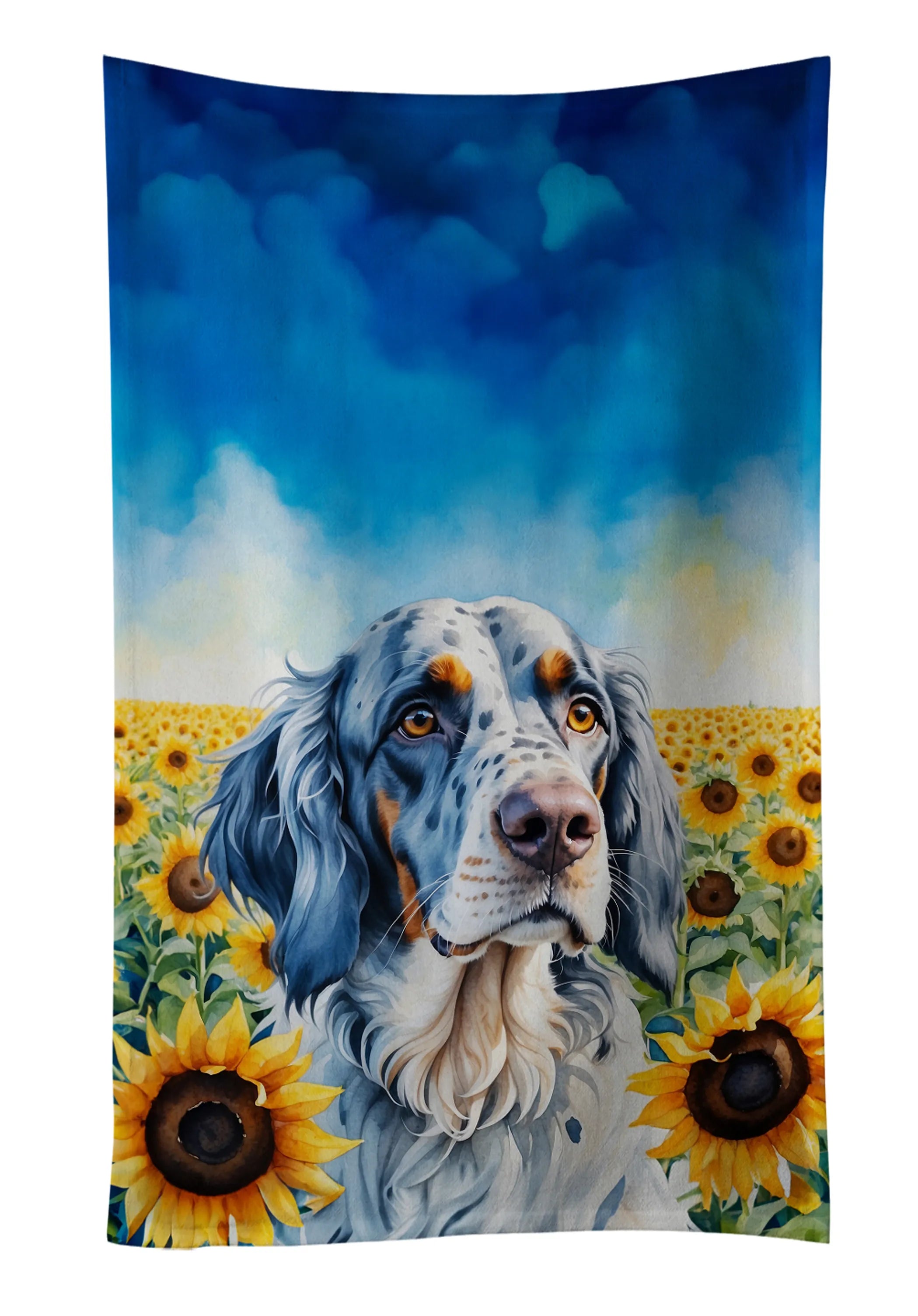 In Sunflowers Kitchen Towel - Size: 25HX15W | Pack Of: 1 | Collection name: In sunflowers