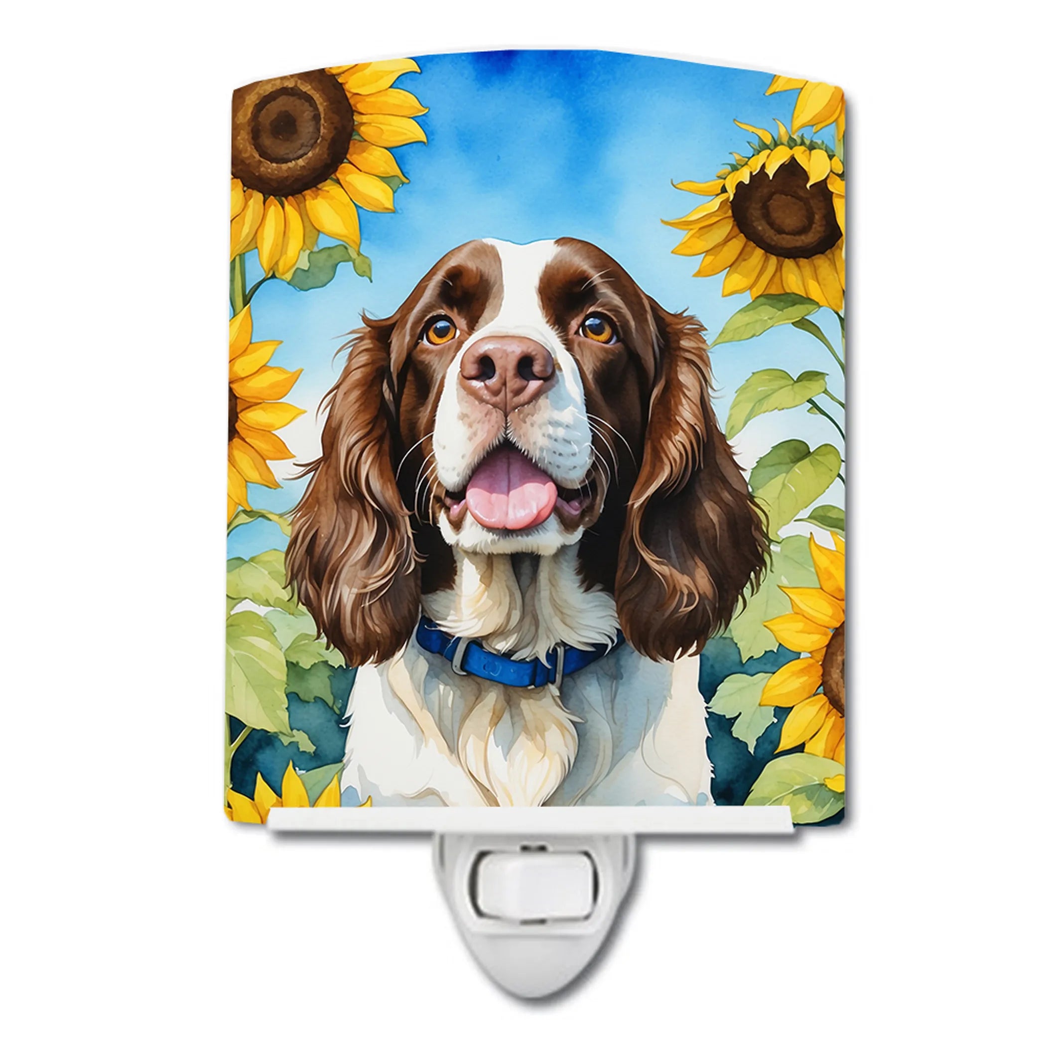 In Sunflowers Ceramic Night Light - Pack Of: 1 | Collection name: In sunflowers
