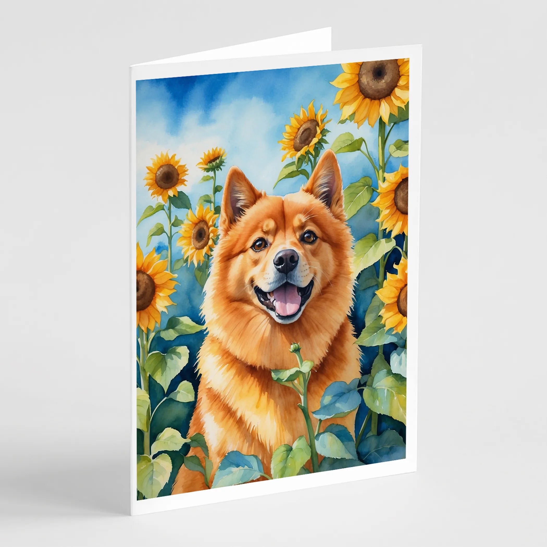 In Sunflowers Greeting Cards  - Size: 5X7 | Pack Of: 1 | Collection name: In sunflowers