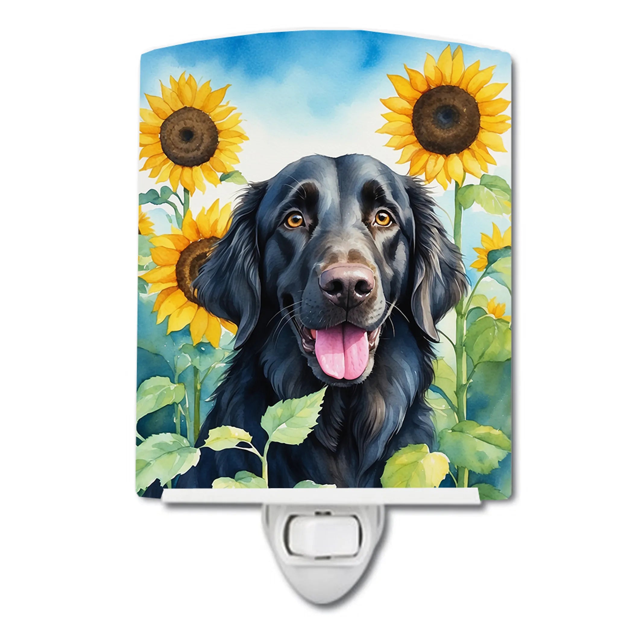 In Sunflowers Ceramic Night Light - Pack Of: 1 | Collection name: In sunflowers