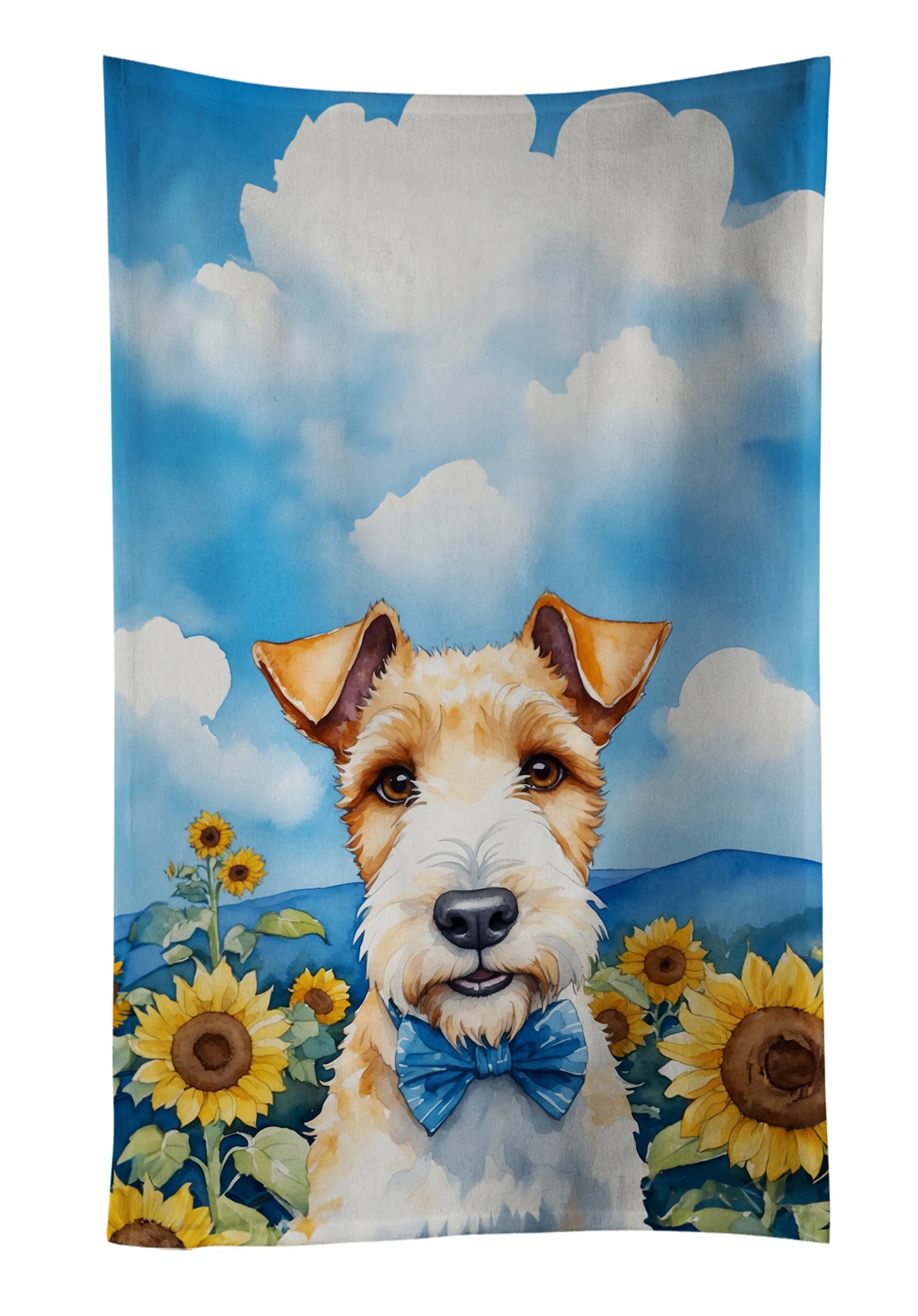 In Sunflowers Kitchen Towel - Size: 25HX15W | Pack Of: 1 | Collection name: In sunflowers