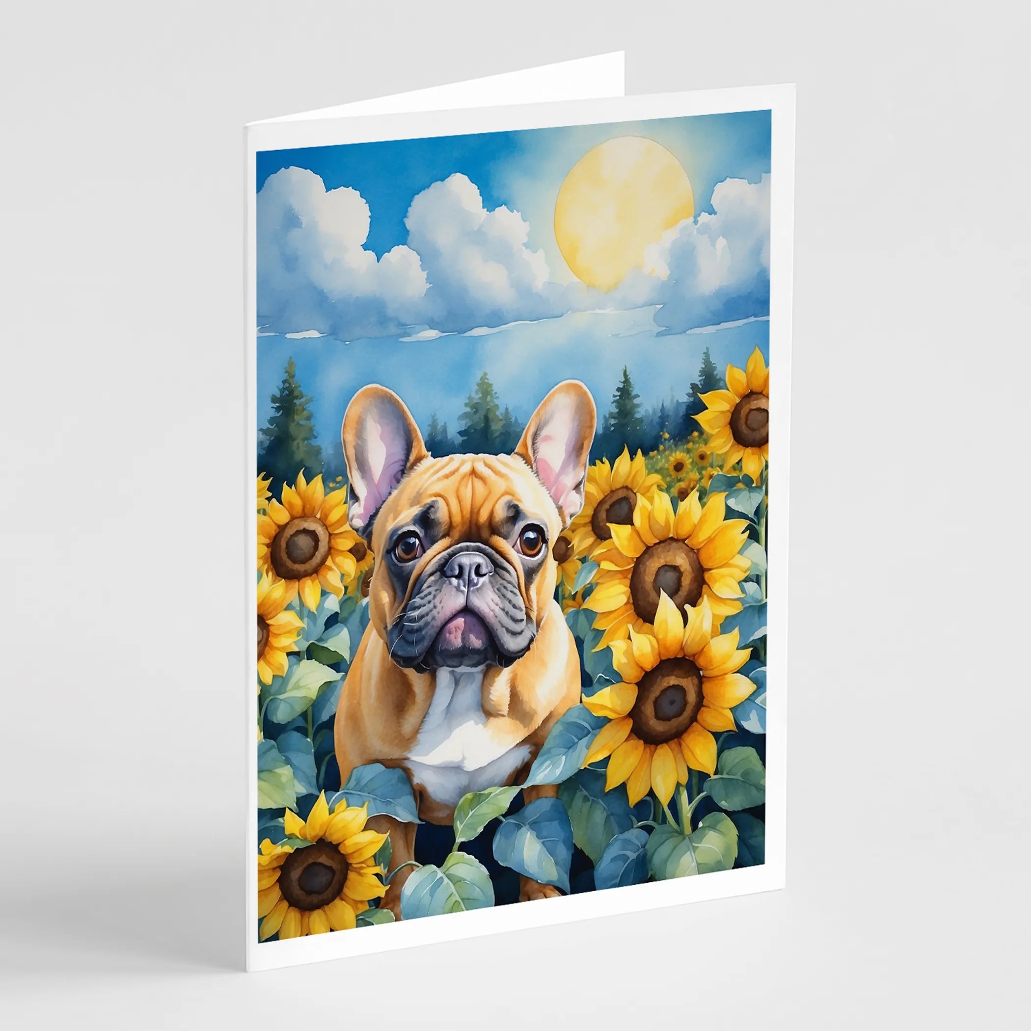In Sunflowers Greeting Cards  - Size: 5X7 | Pack Of: 1 | Collection name: In sunflowers