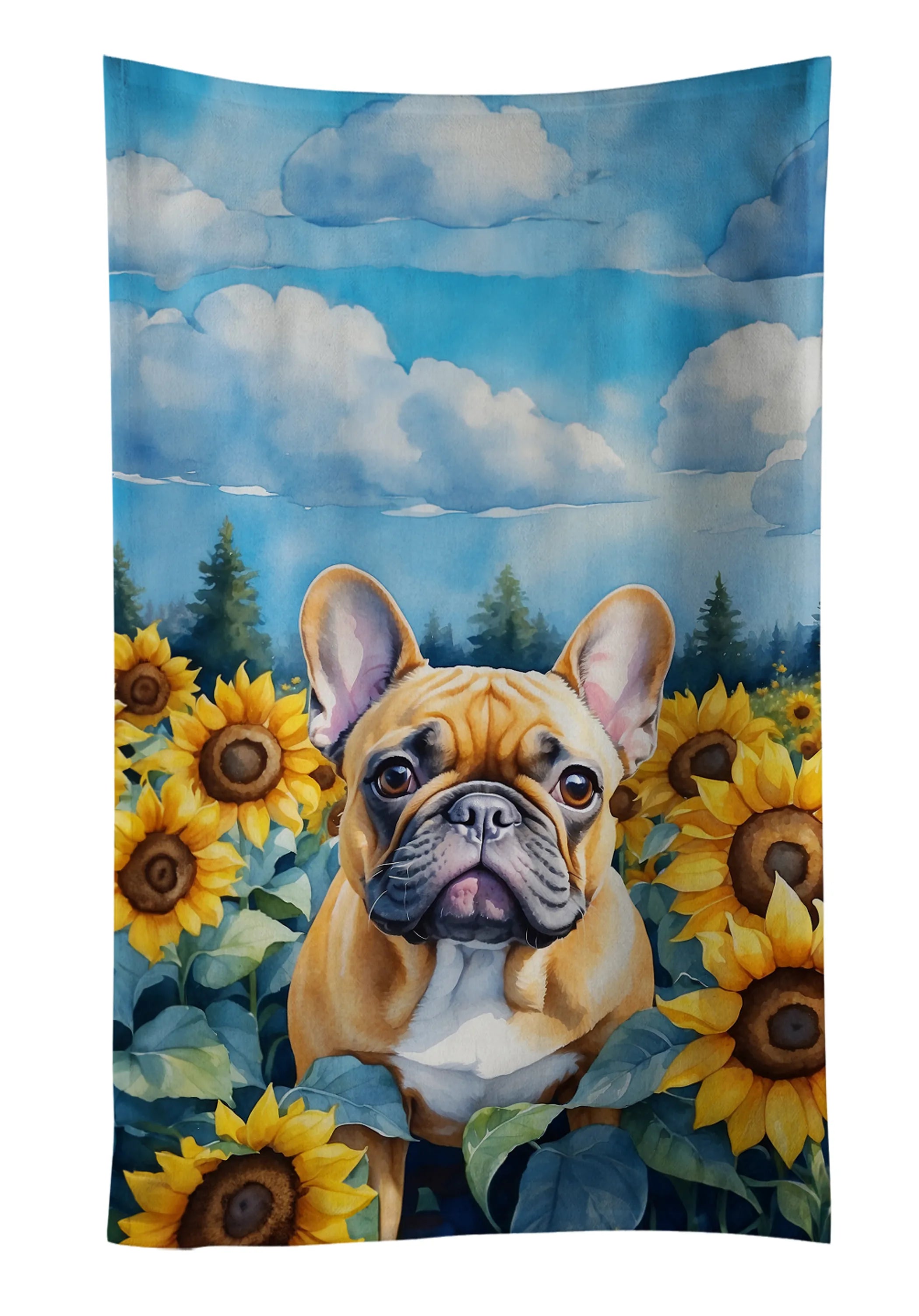 In Sunflowers Kitchen Towel - Size: 25HX15W | Pack Of: 1 | Collection name: In sunflowers