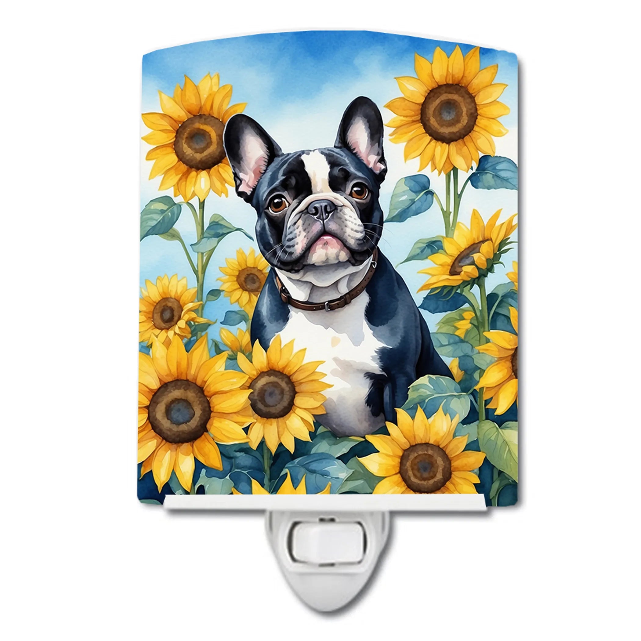 In Sunflowers Ceramic Night Light - Pack Of: 1 | Collection name: In sunflowers