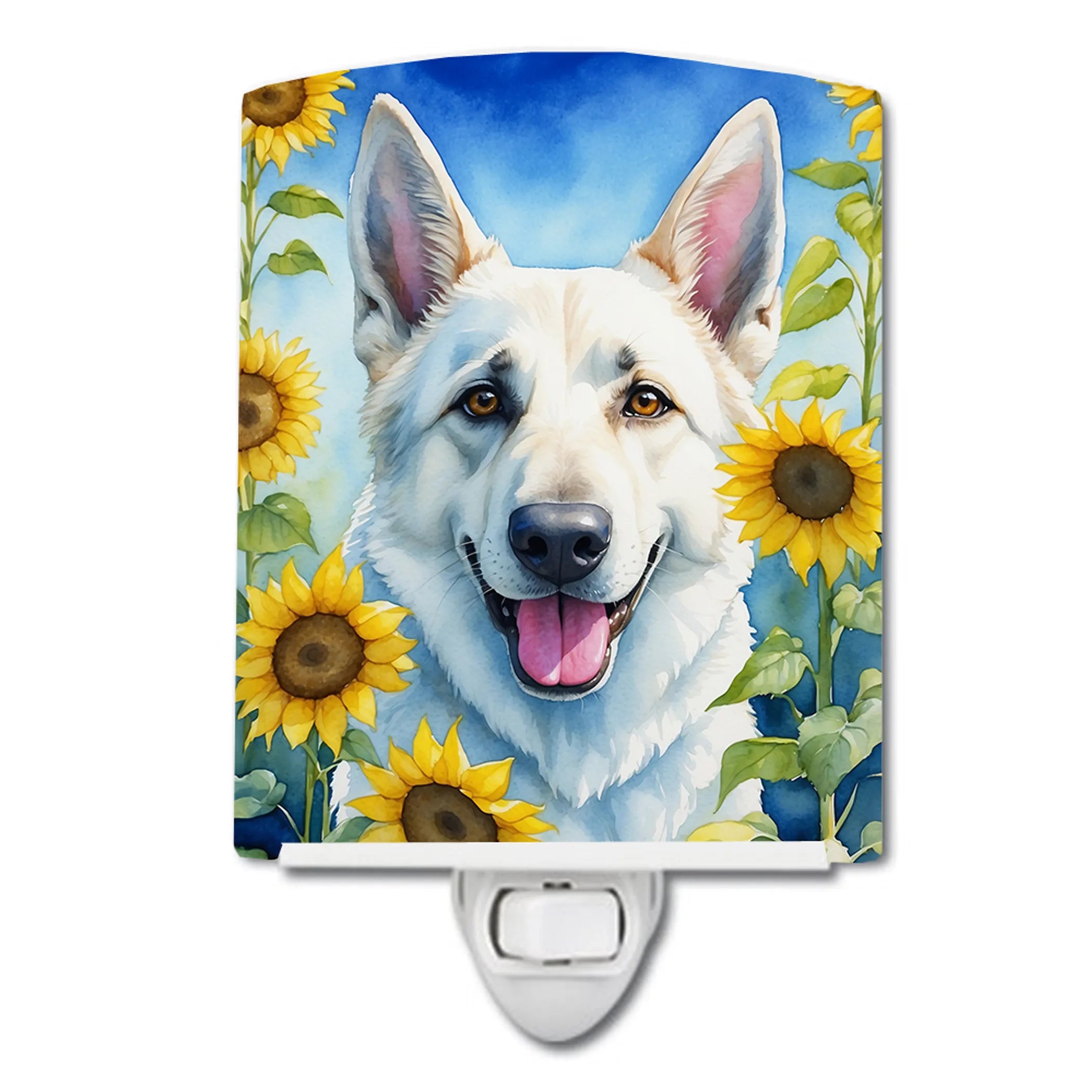 In Sunflowers Ceramic Night Light - Pack Of: 1 | Collection name: In sunflowers