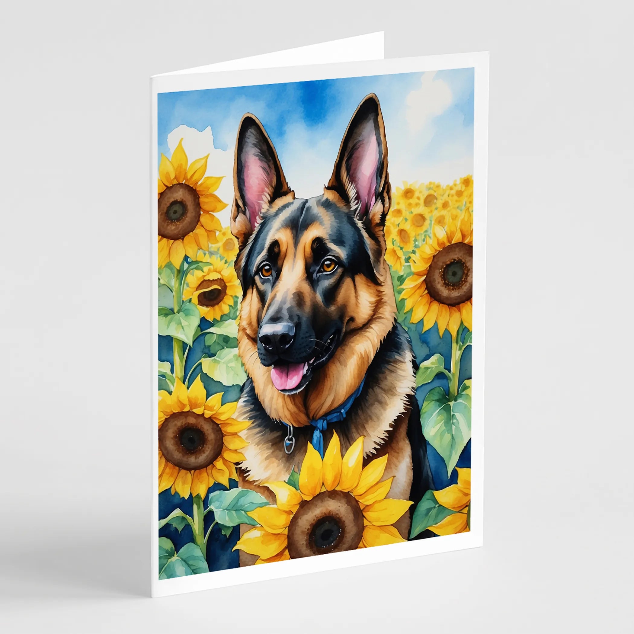 In Sunflowers Greeting Cards  - Size: 5X7 | Pack Of: 1 | Collection name: In sunflowers