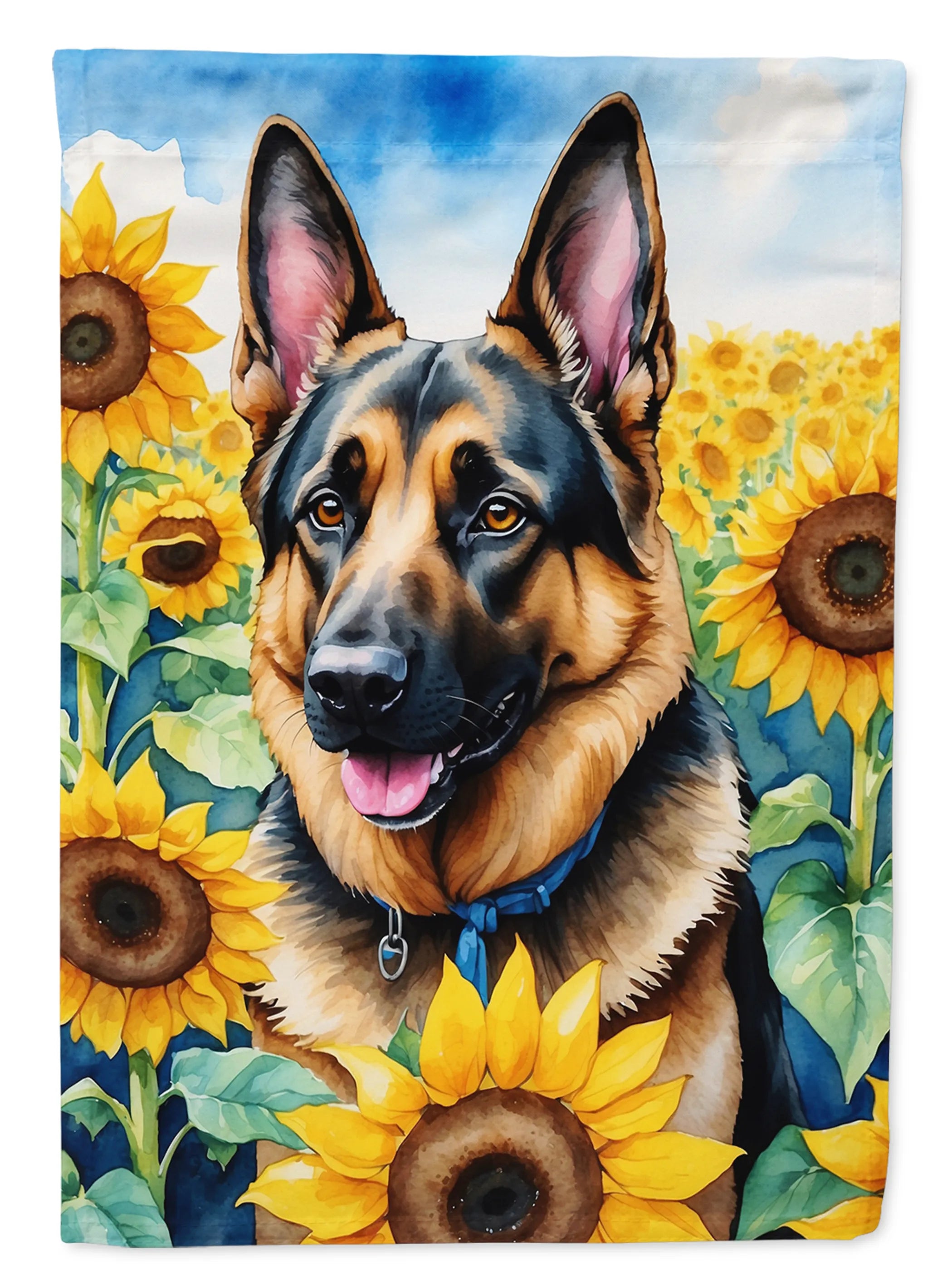 In Sunflowers Decorative Flag - Size: GARDEN SIZE | Pack Of: 1 | Collection name: In sunflowers