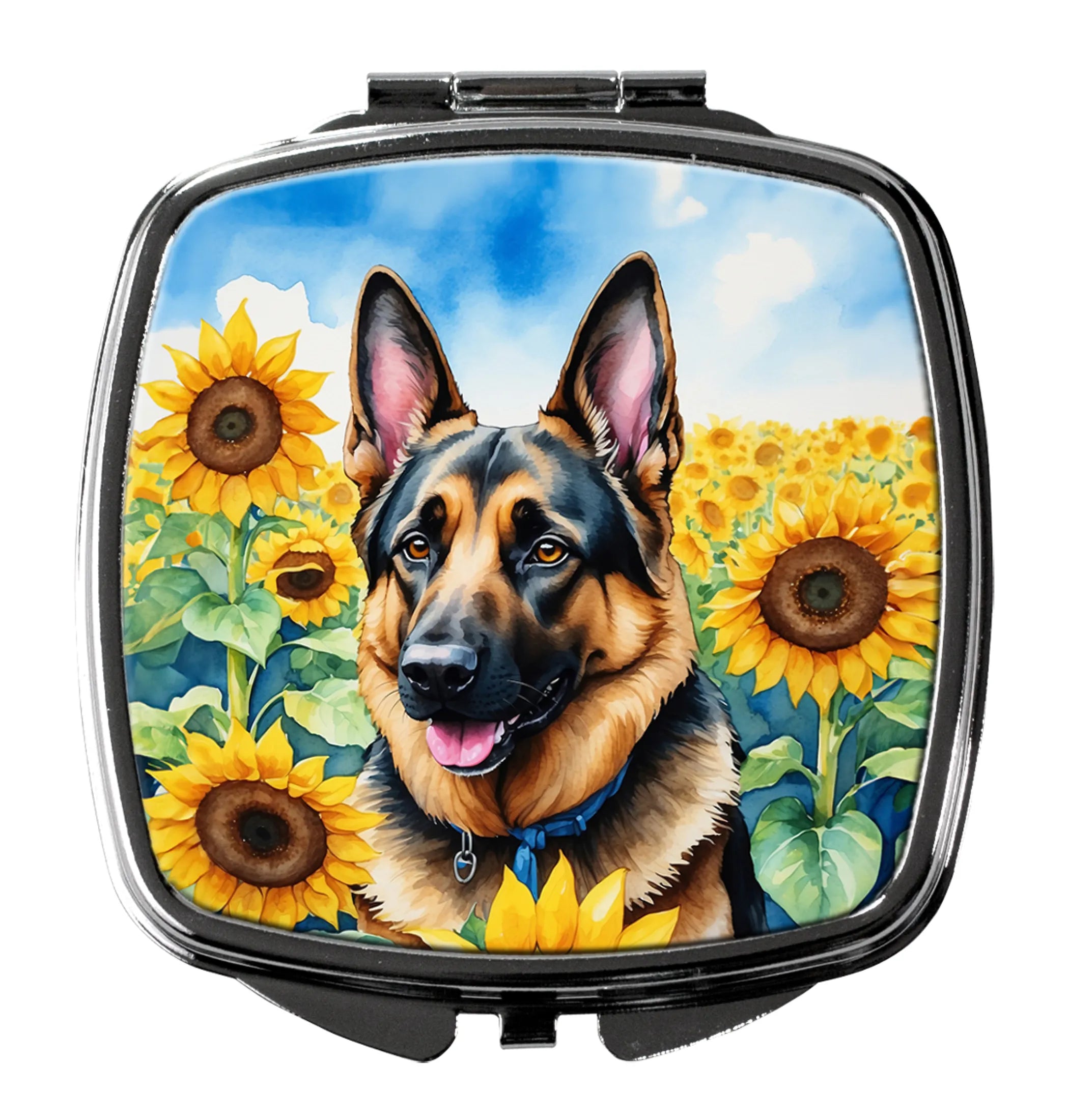 In Sunflowers Compact Mirror - Pack Of: 1 | Collection name: In sunflowers