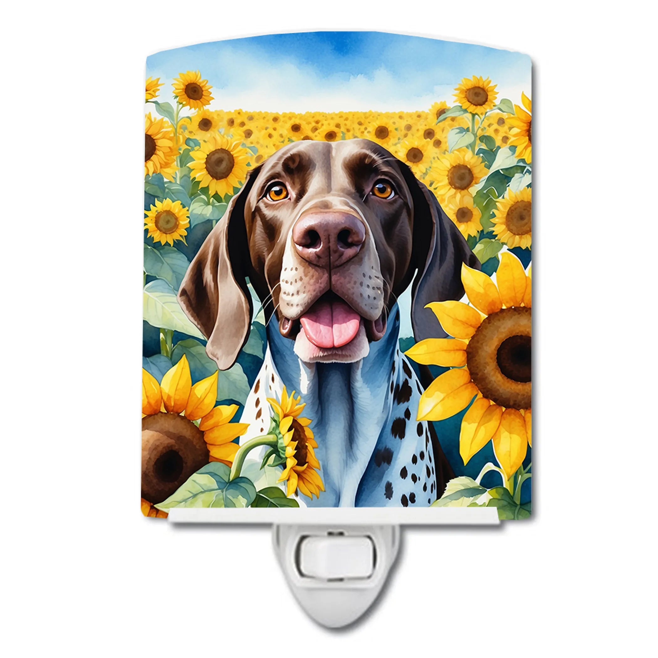 In Sunflowers Ceramic Night Light - Pack Of: 1 | Collection name: In sunflowers