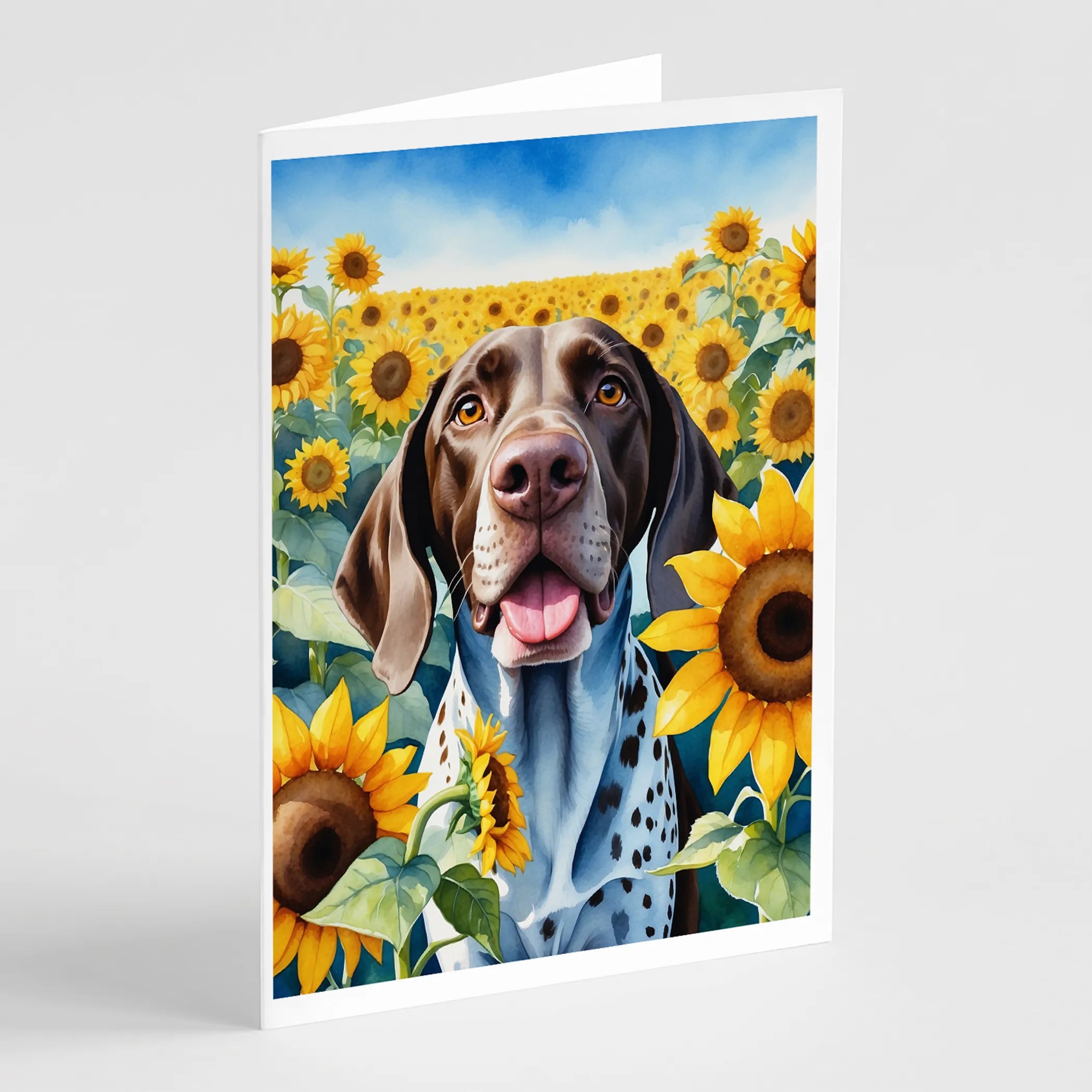 In Sunflowers Greeting Cards  - Size: 5X7 | Pack Of: 1 | Collection name: In sunflowers