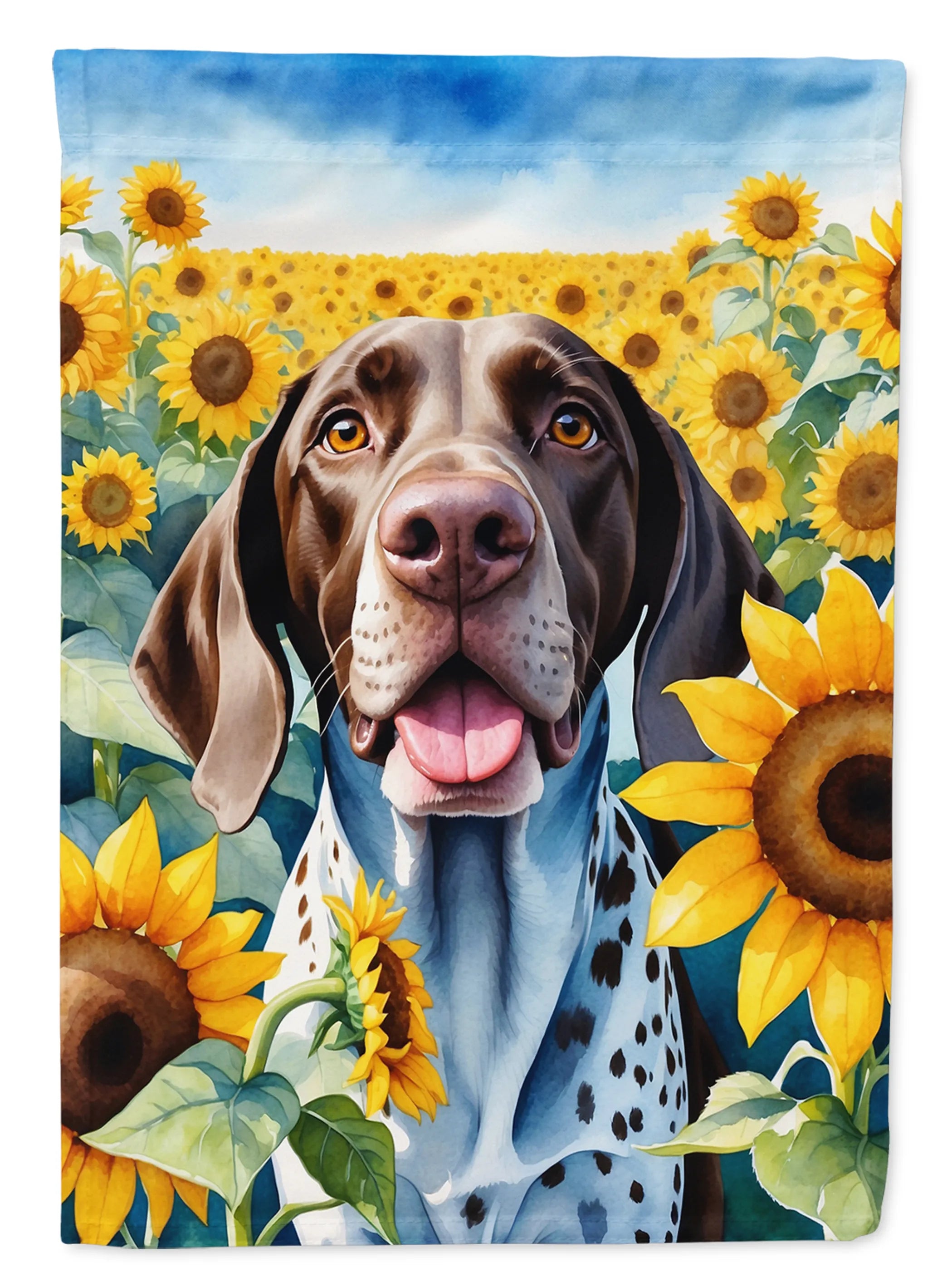 In Sunflowers Decorative Flag - Size: GARDEN SIZE | Pack Of: 1 | Collection name: In sunflowers