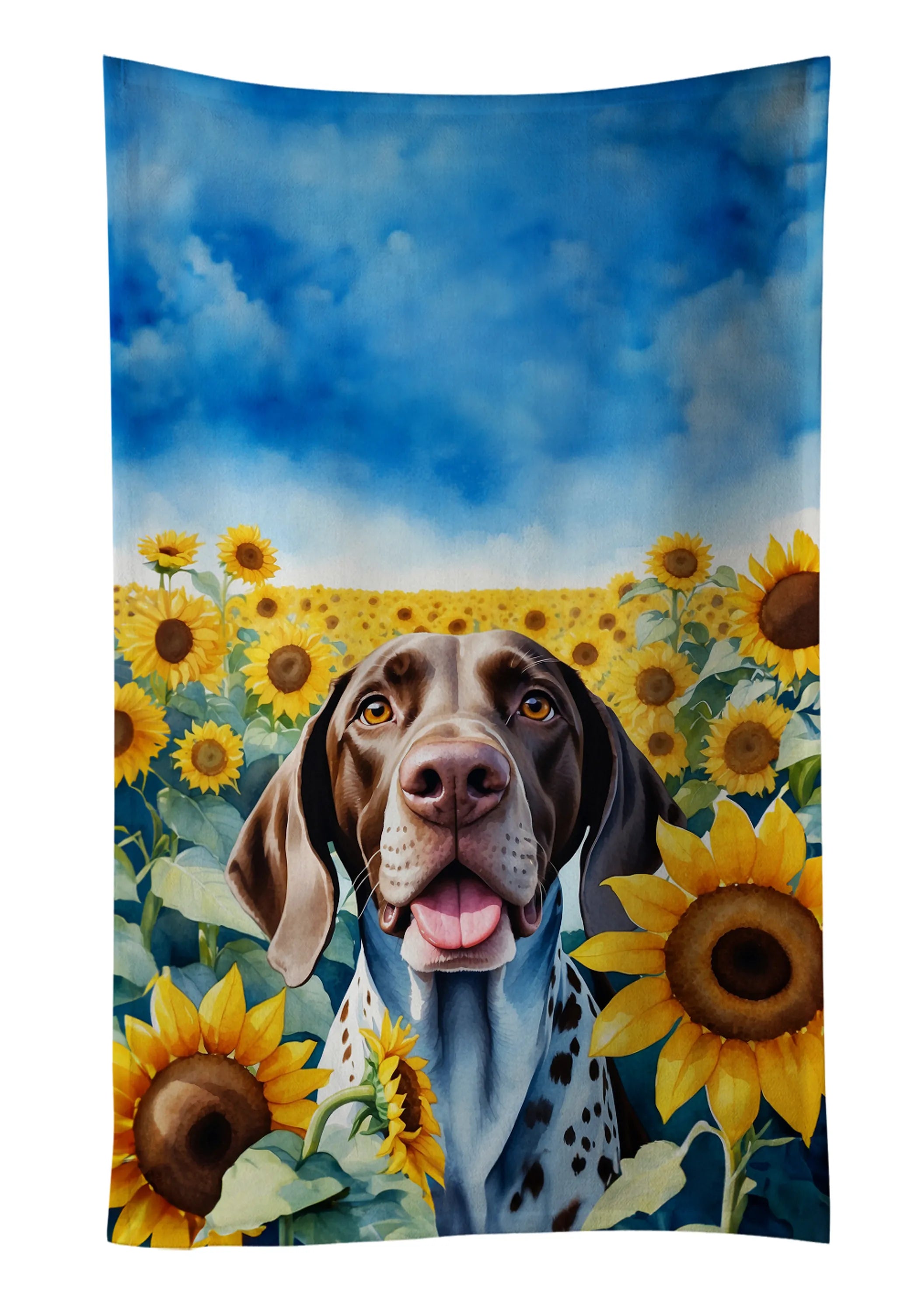 In Sunflowers Kitchen Towel - Size: 25HX15W | Pack Of: 1 | Collection name: In sunflowers