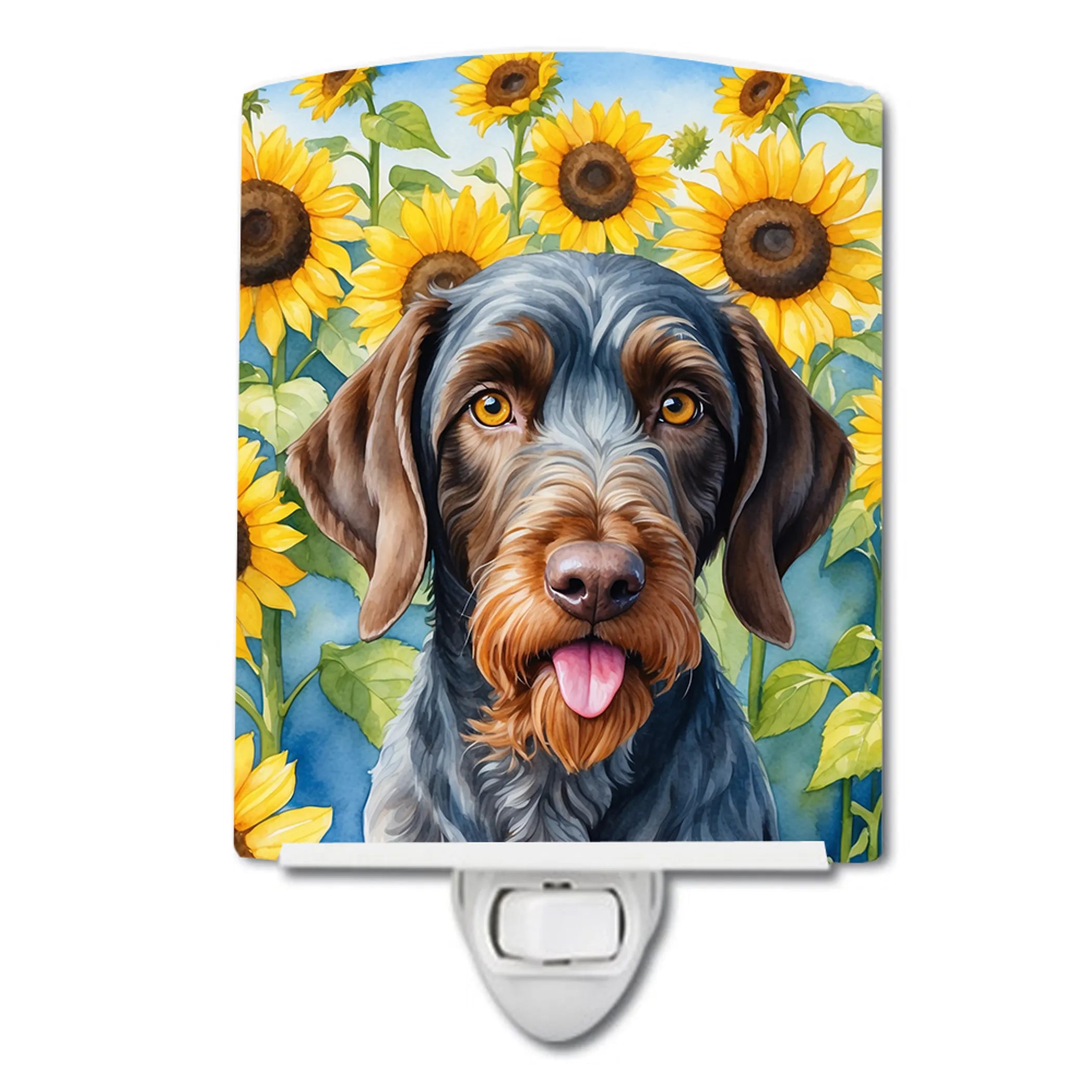 In Sunflowers Ceramic Night Light - Pack Of: 1 | Collection name: In sunflowers