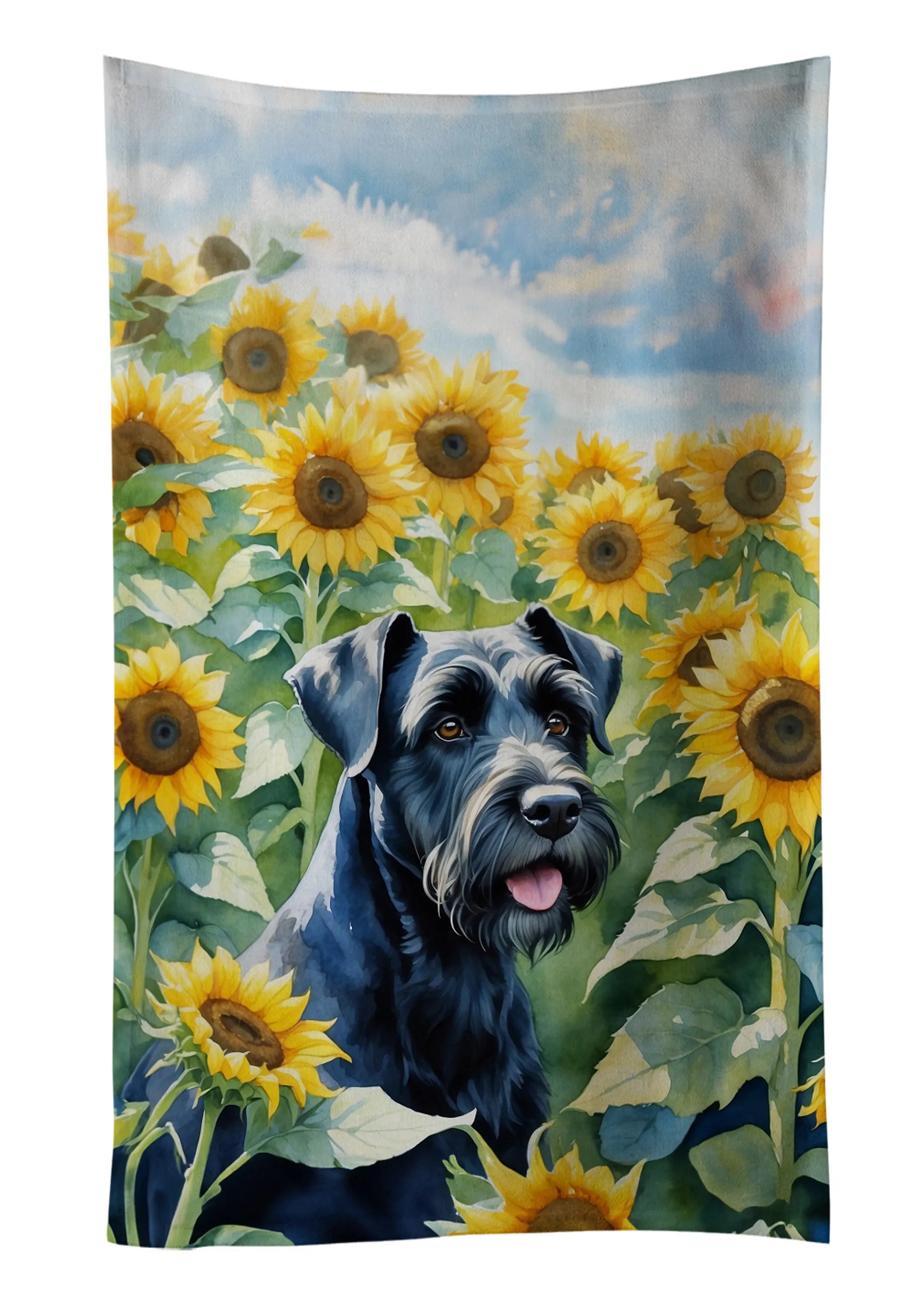 In Sunflowers Kitchen Towel - Size: 25HX15W | Pack Of: 1 | Collection name: In sunflowers