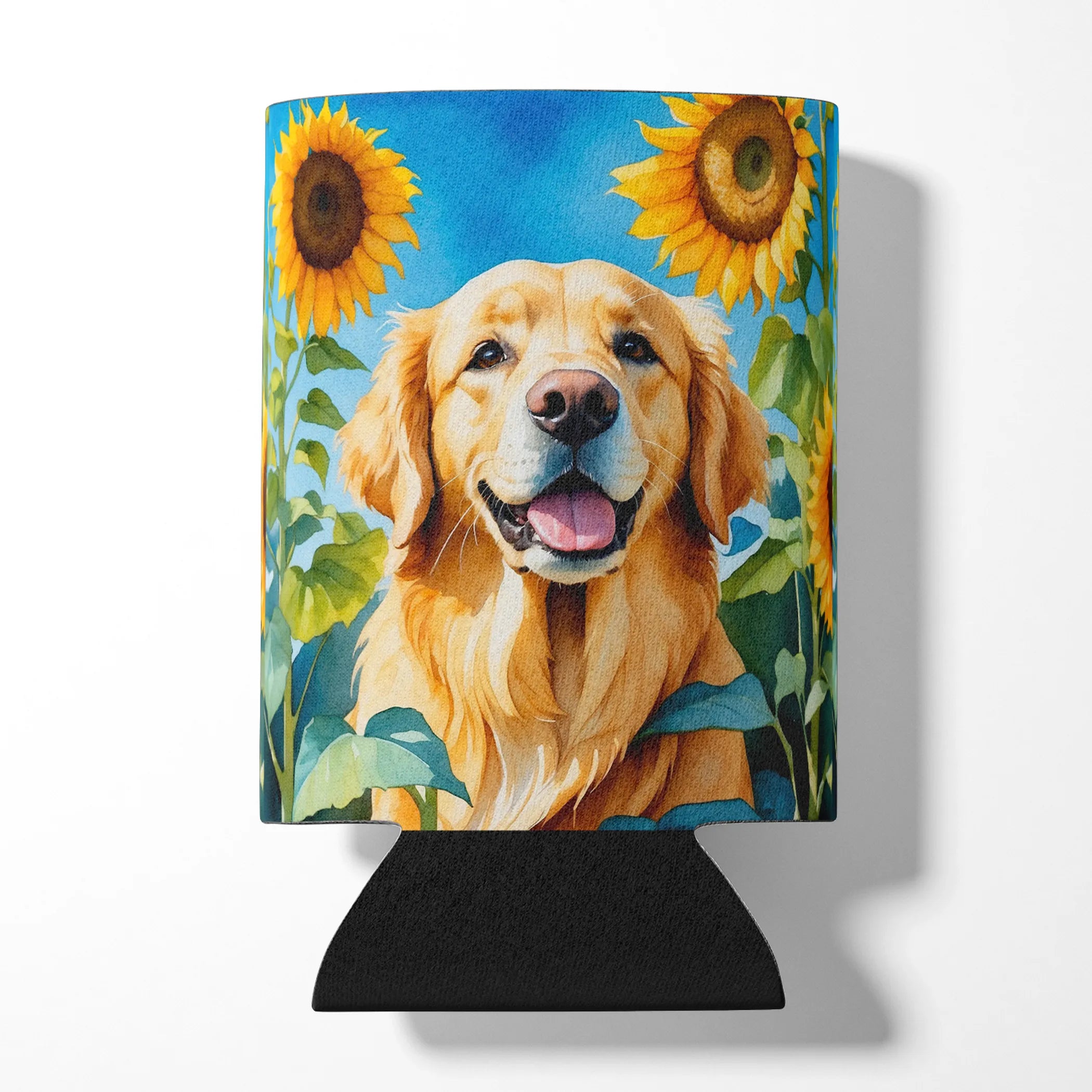In Sunflowers Can or Bottle Hugger - Size: CAN HUGGER | Pack Of: 1 | Collection name: In sunflowers