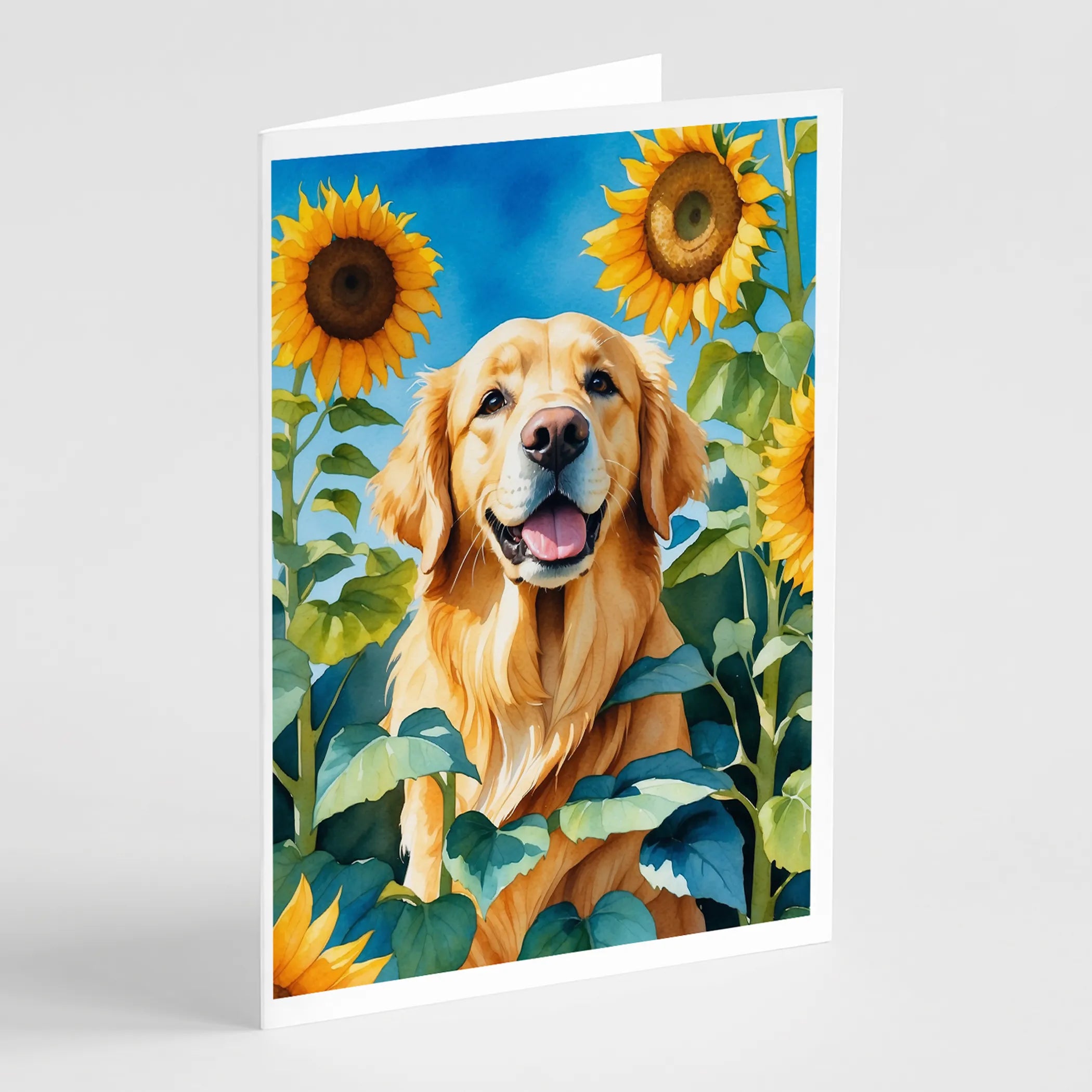 In Sunflowers Greeting Cards  - Size: 5X7 | Pack Of: 1 | Collection name: In sunflowers