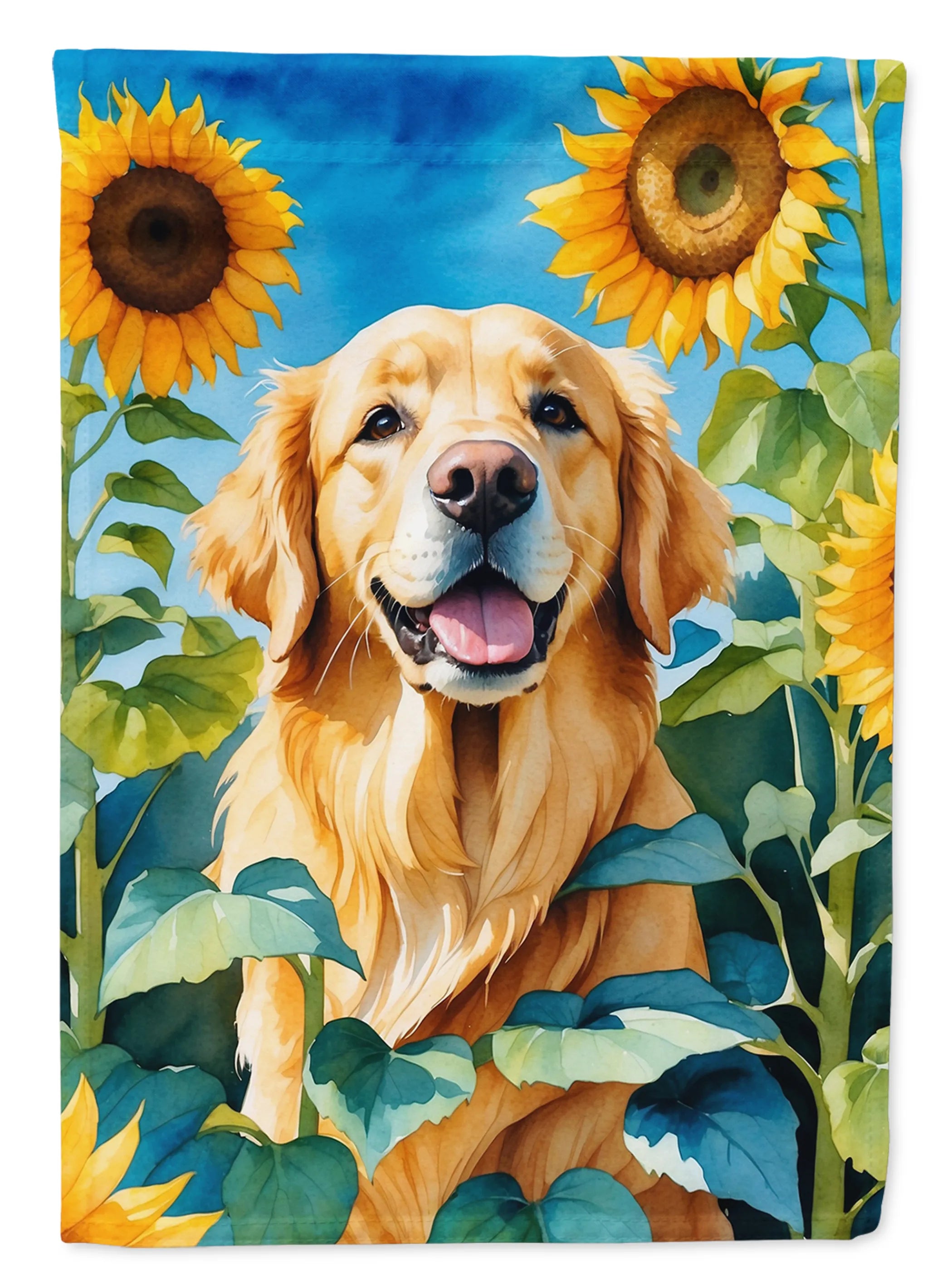 In Sunflowers Decorative Flag - Size: GARDEN SIZE | Pack Of: 1 | Collection name: In sunflowers