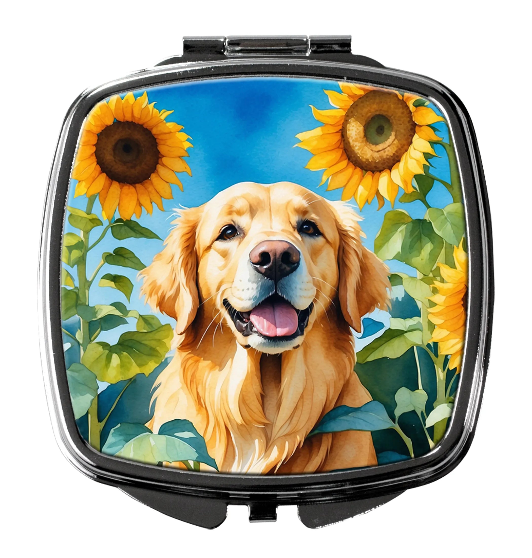 In Sunflowers Compact Mirror - Pack Of: 1 | Collection name: In sunflowers
