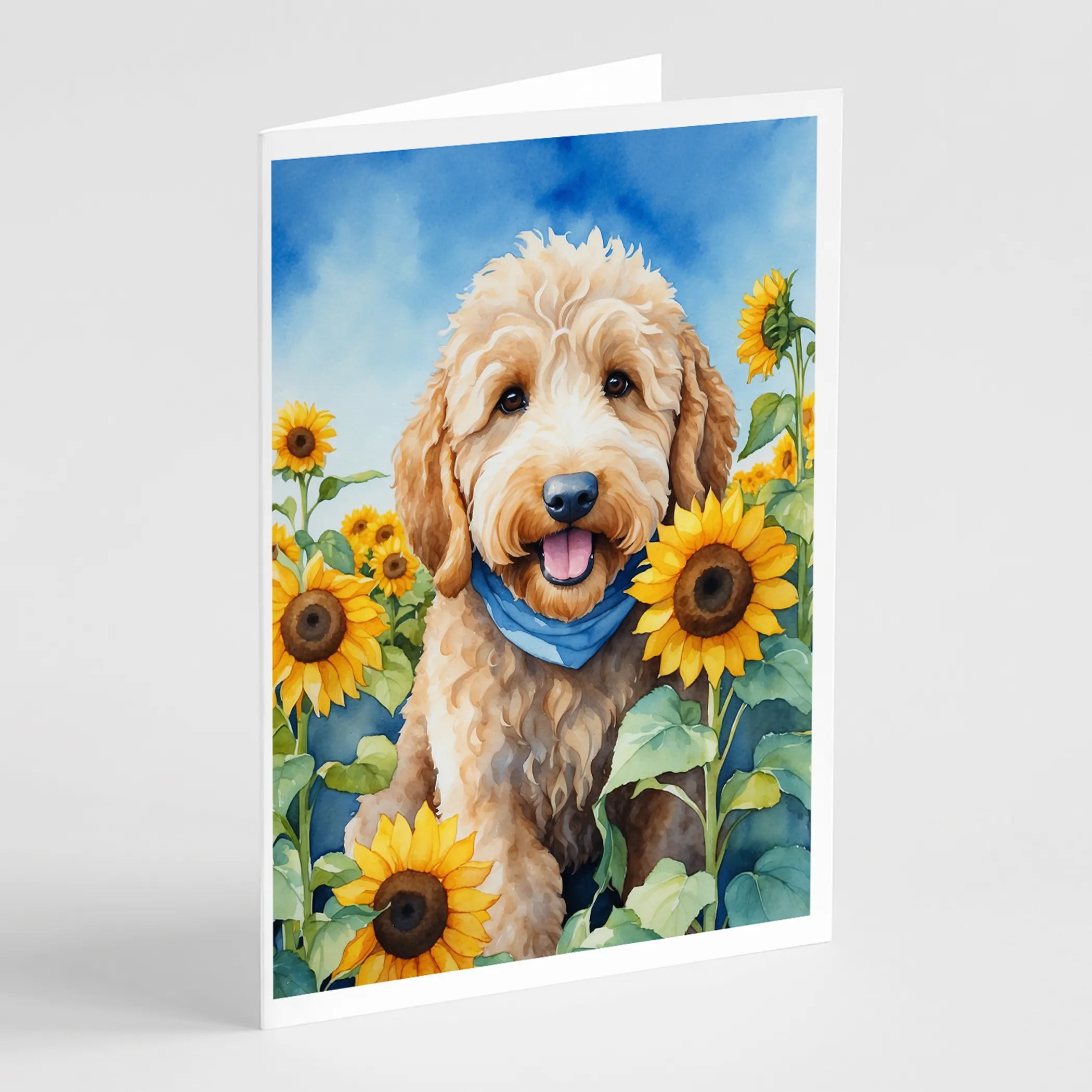 In Sunflowers Greeting Cards  - Size: 5X7 | Pack Of: 1 | Collection name: In sunflowers