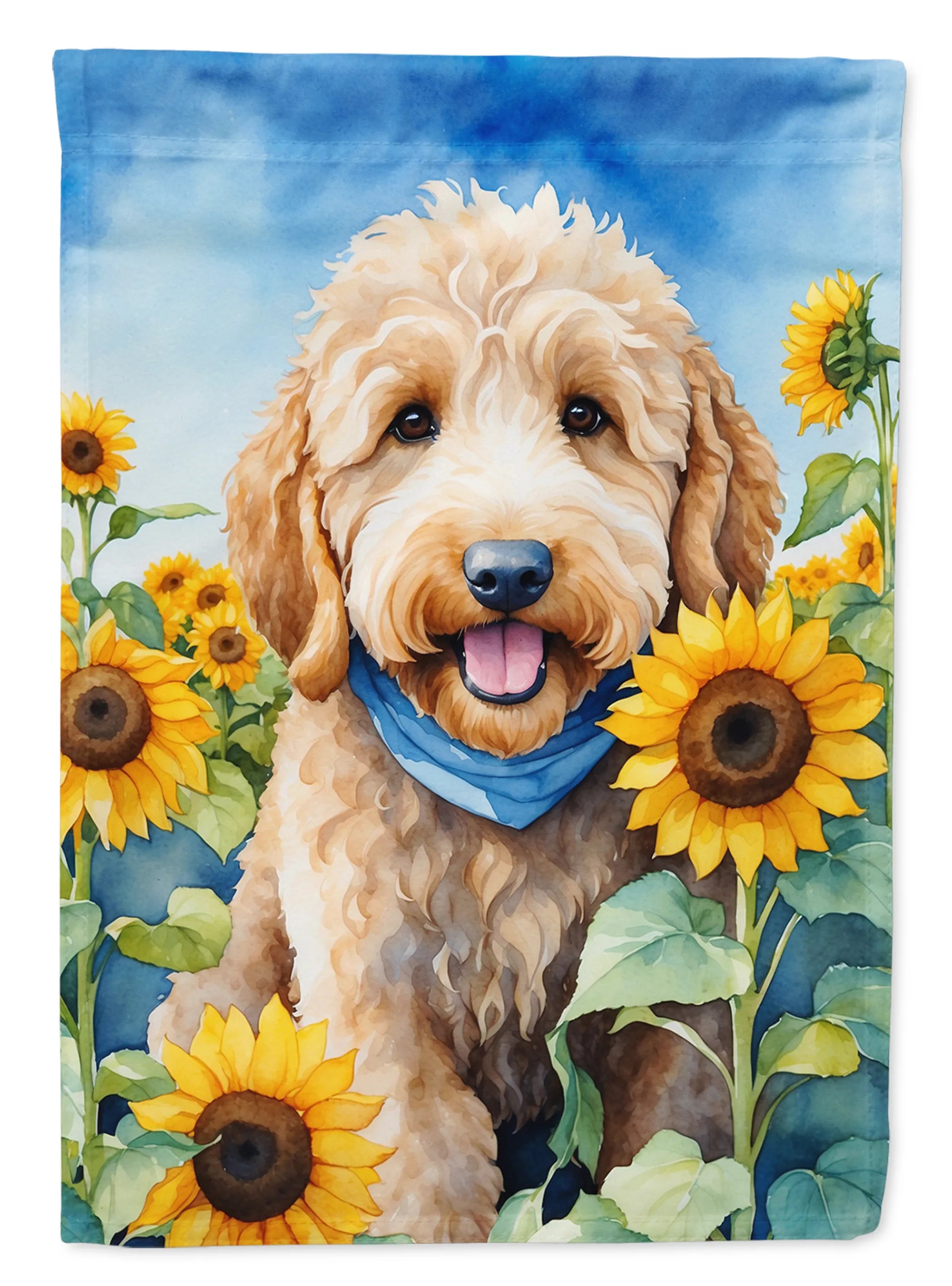 In Sunflowers Decorative Flag - Size: GARDEN SIZE | Pack Of: 1 | Collection name: In sunflowers
