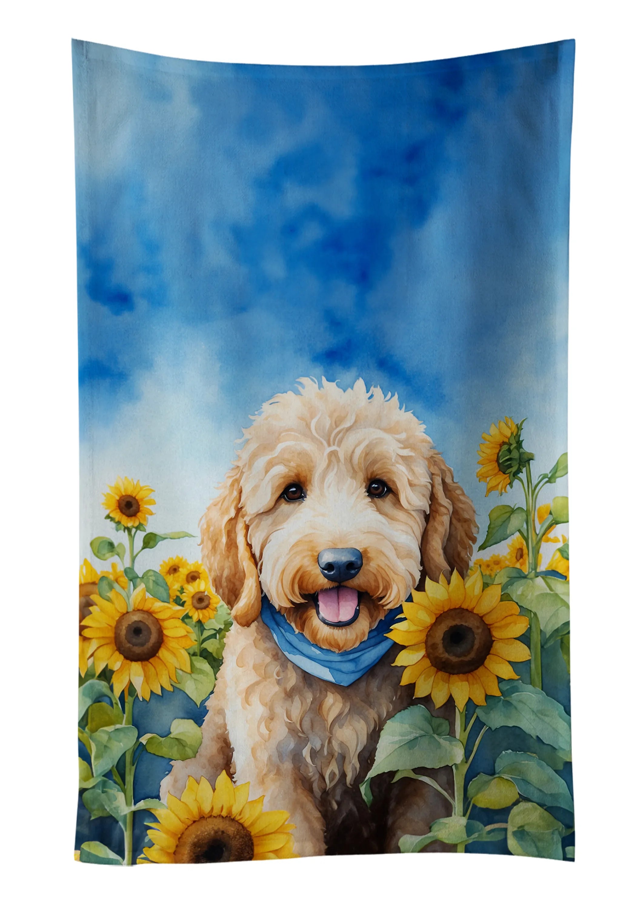 In Sunflowers Kitchen Towel - Size: 25HX15W | Pack Of: 1 | Collection name: In sunflowers