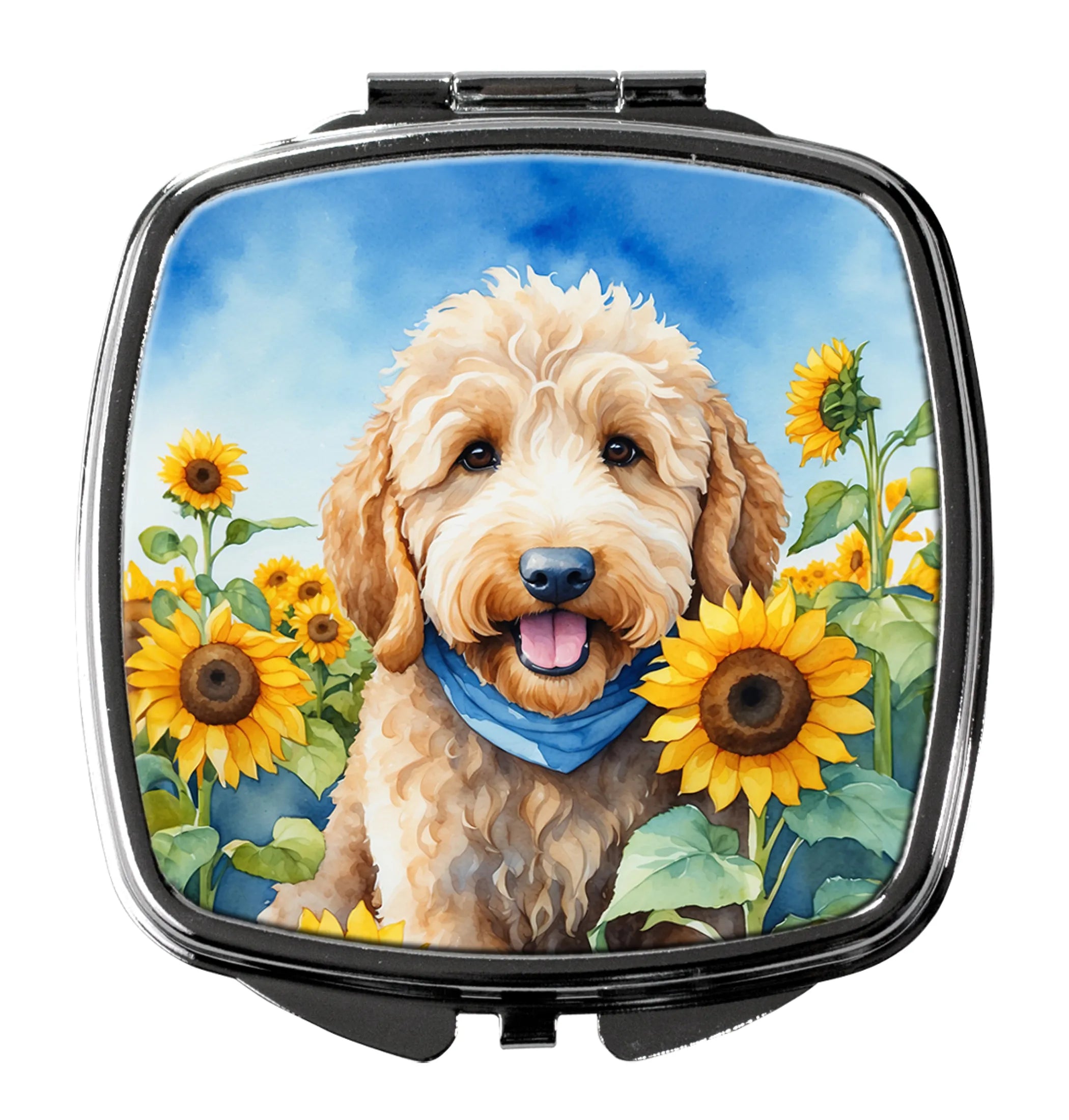In Sunflowers Compact Mirror - Pack Of: 1 | Collection name: In sunflowers