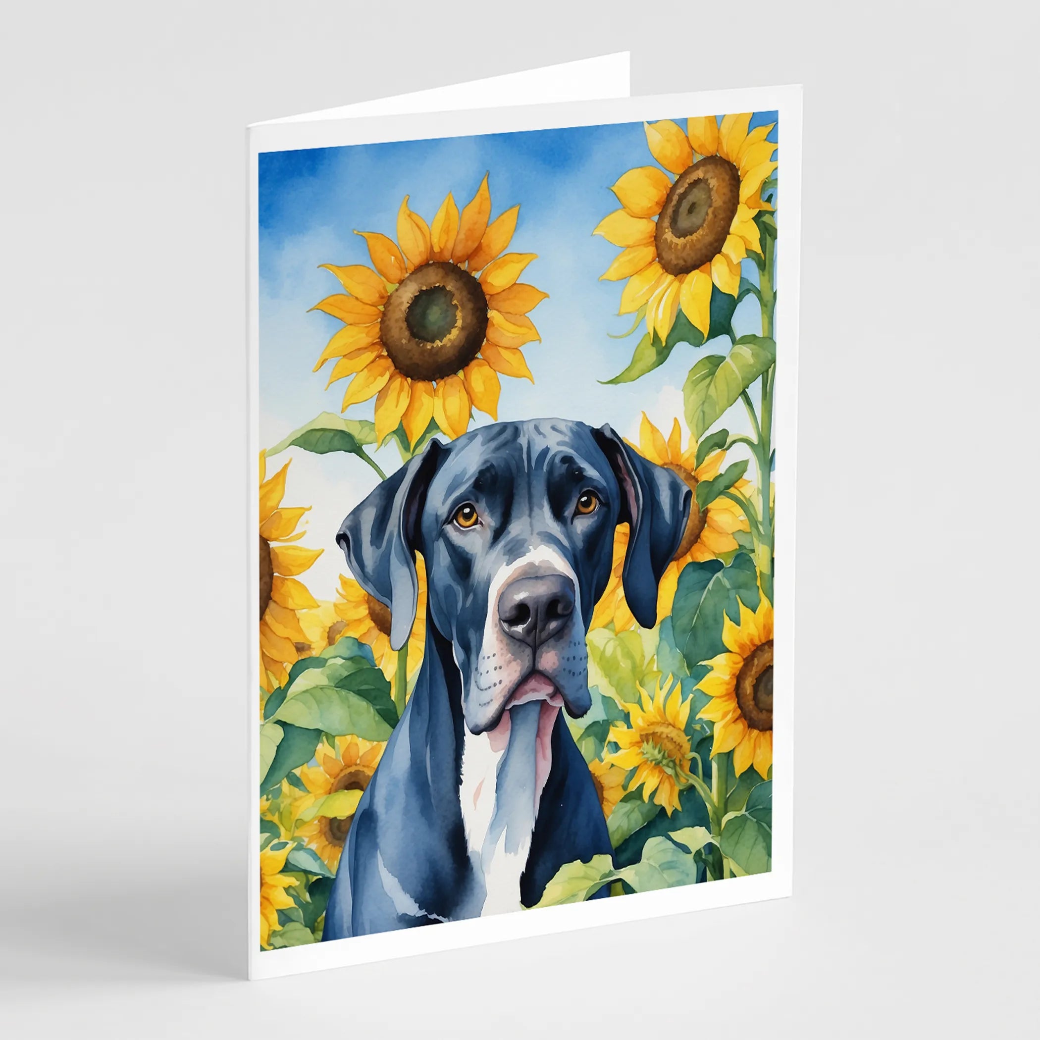 In Sunflowers Greeting Cards  - Size: 5X7 | Pack Of: 1 | Collection name: In sunflowers
