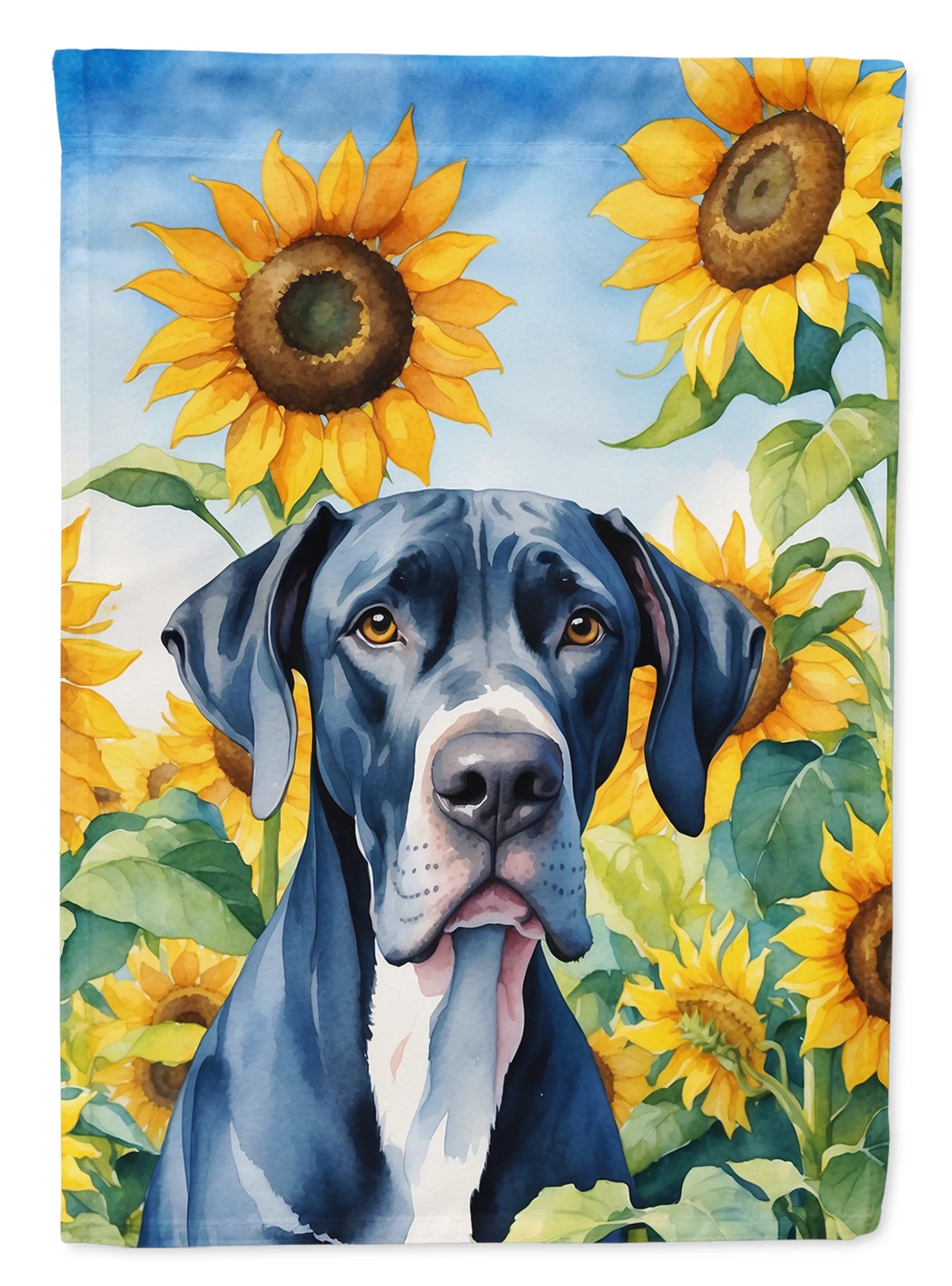In Sunflowers Decorative Flag - Size: GARDEN SIZE | Pack Of: 1 | Collection name: In sunflowers