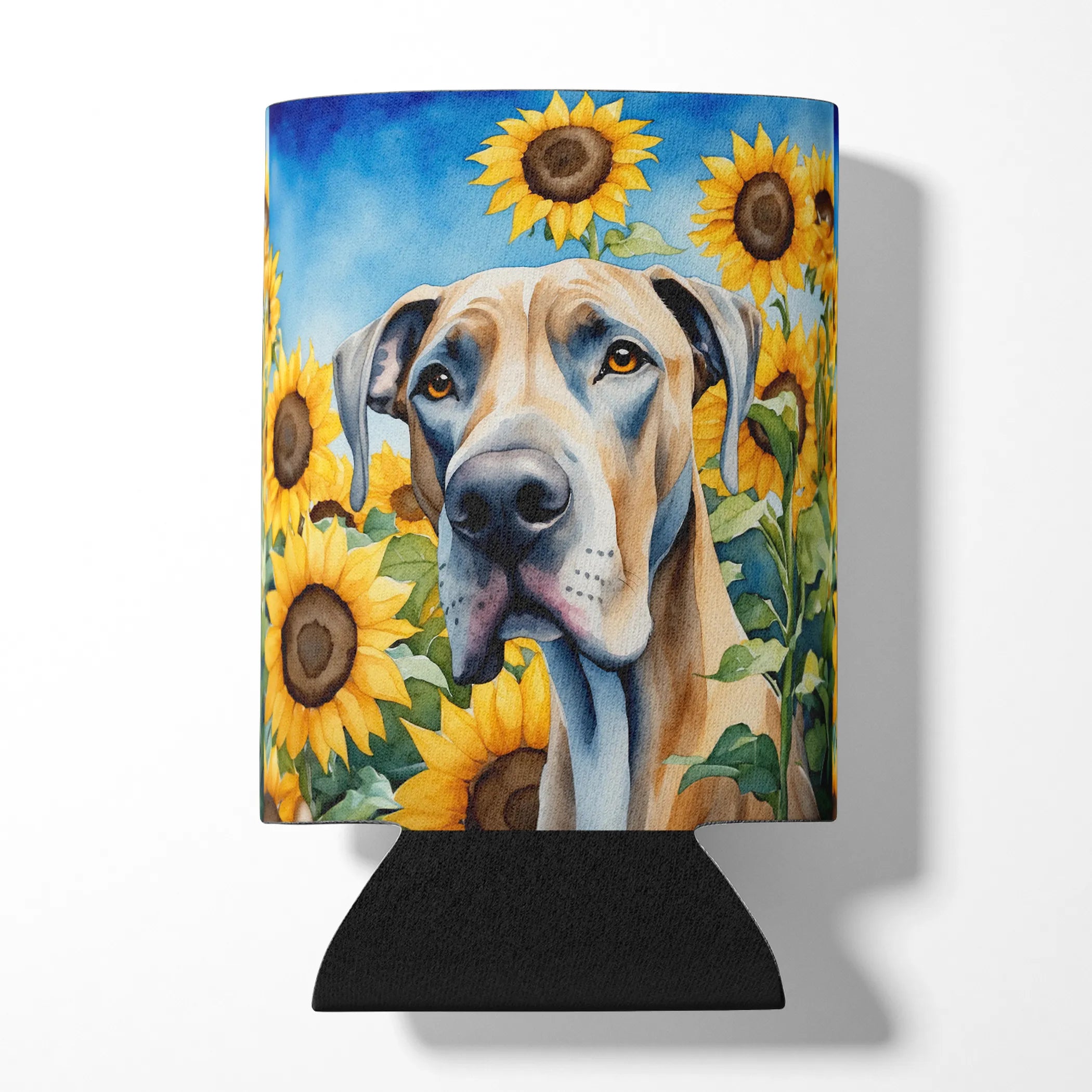 In Sunflowers Can or Bottle Hugger - Size: CAN HUGGER | Pack Of: 1 | Collection name: In sunflowers