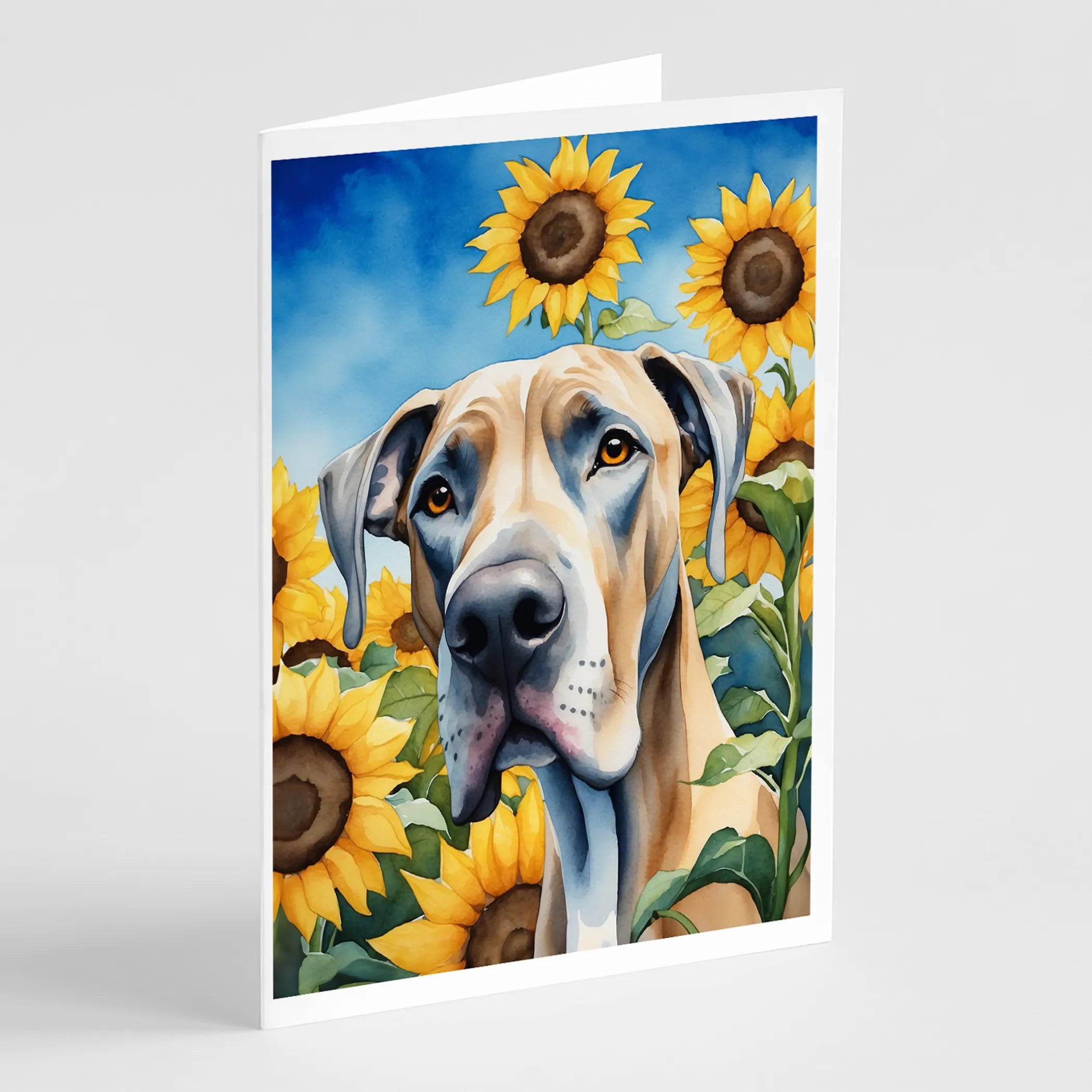 In Sunflowers Greeting Cards  - Size: 5X7 | Pack Of: 1 | Collection name: In sunflowers