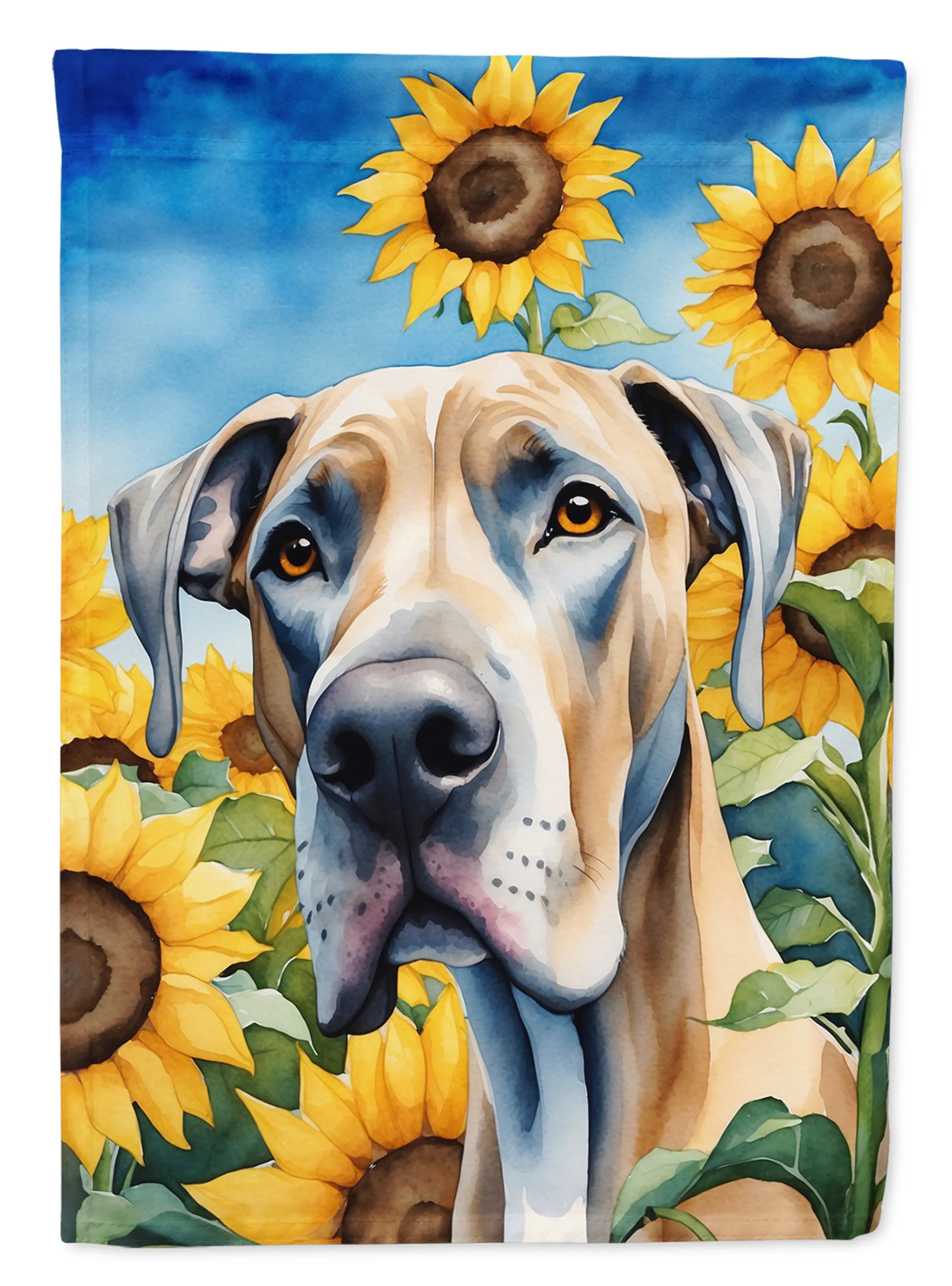 In Sunflowers Decorative Flag - Size: GARDEN SIZE | Pack Of: 1 | Collection name: In sunflowers